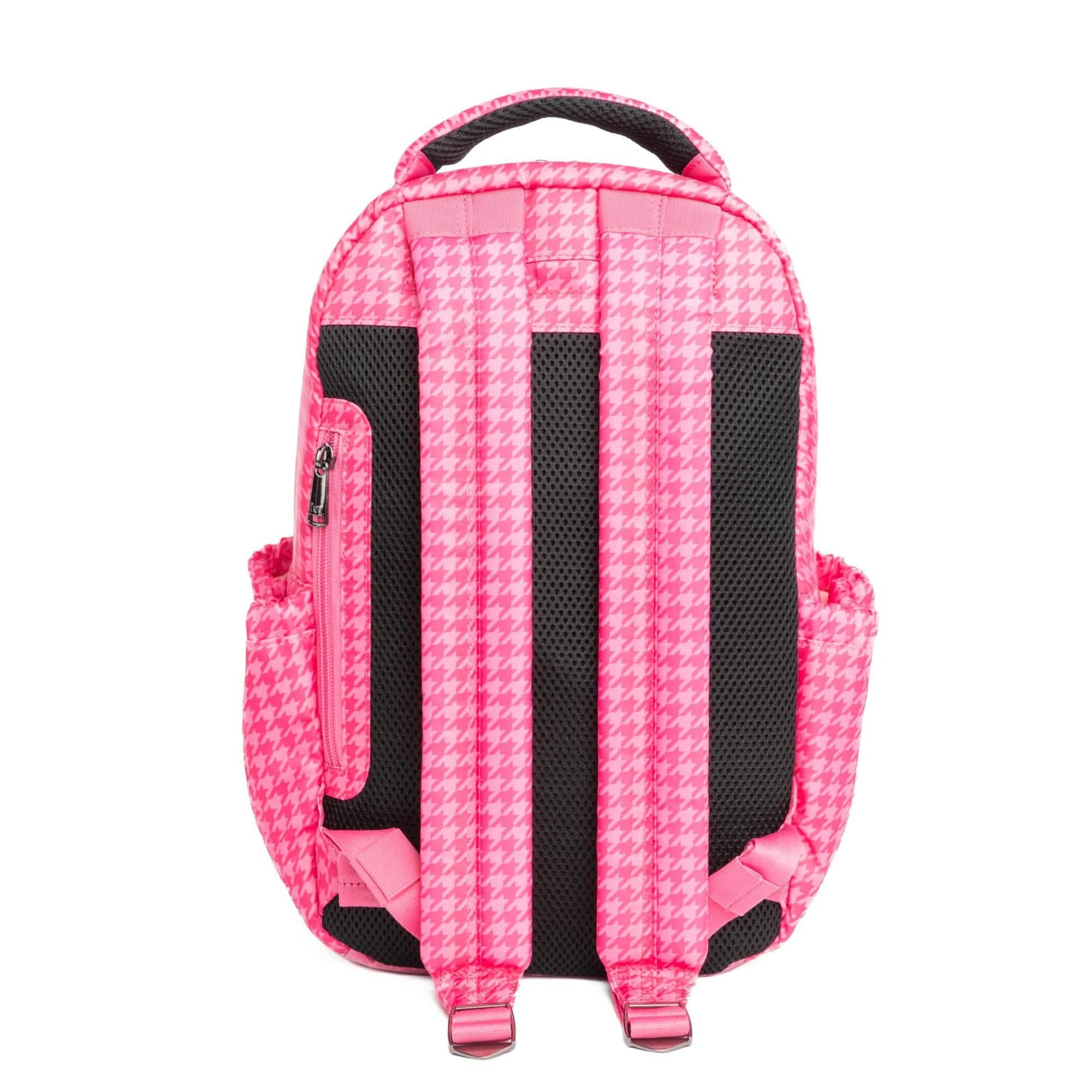 Hopper SE Backpack - RED PINK HOUNDSTOOTH - HopperSE_PinkHoundstooth_04