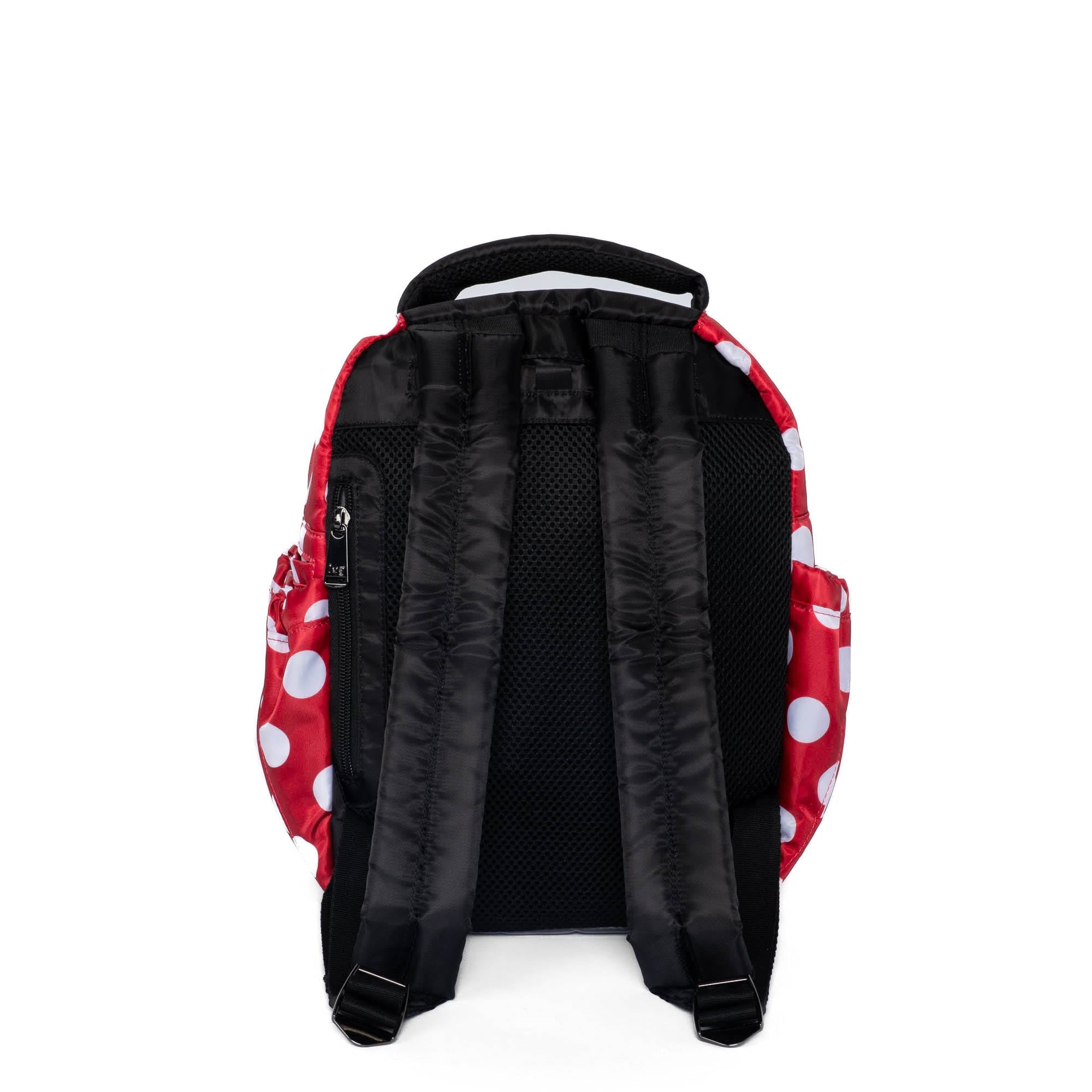 Hopper Shorty Backpack - BLACK CRIMSON LARGE DOT - HopperShorty_BlackCrimsonLGDot_04