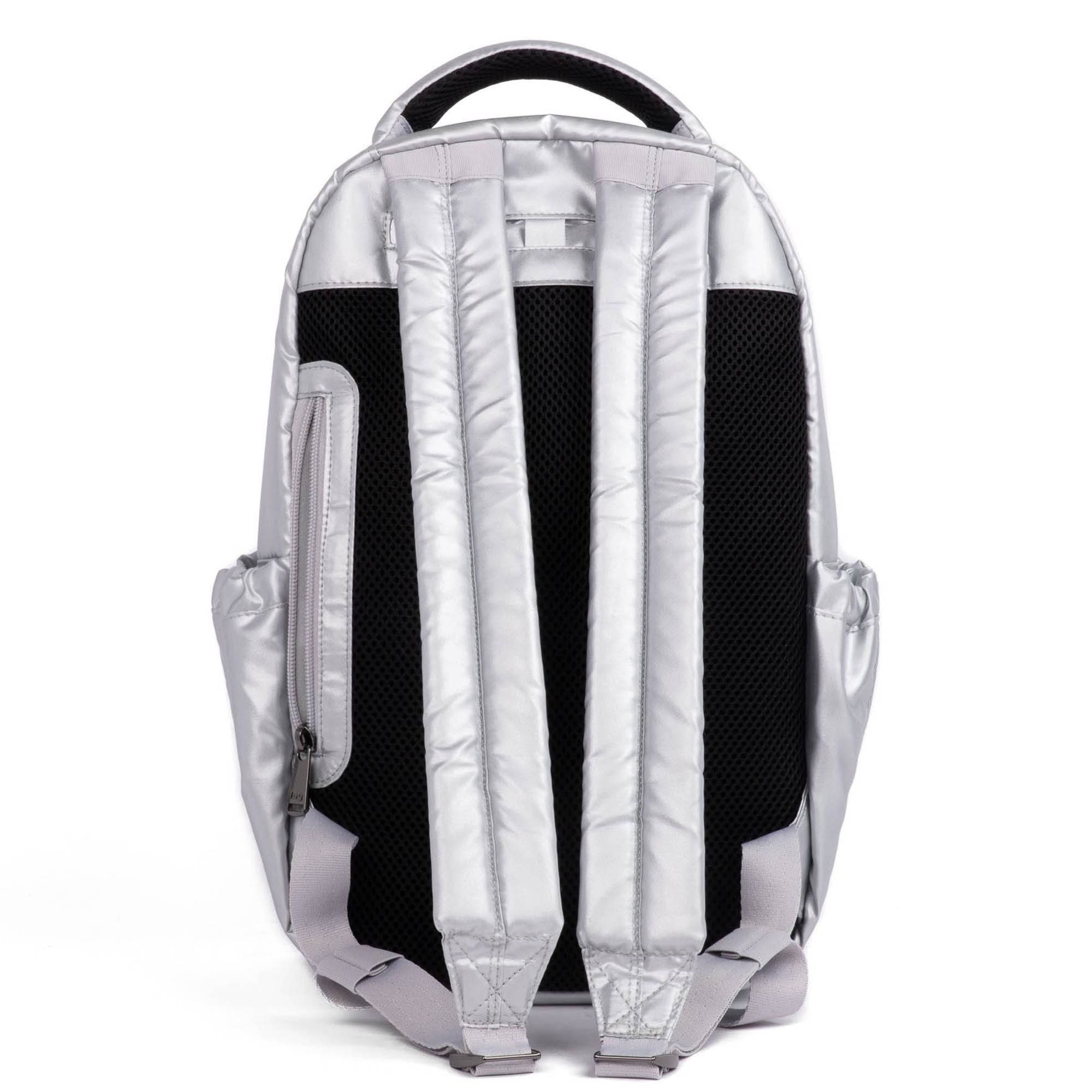 Hopper Backpack - METALLIC SILVER ICEPOP STITCH - Hopper_SilverwithIcepop_04
