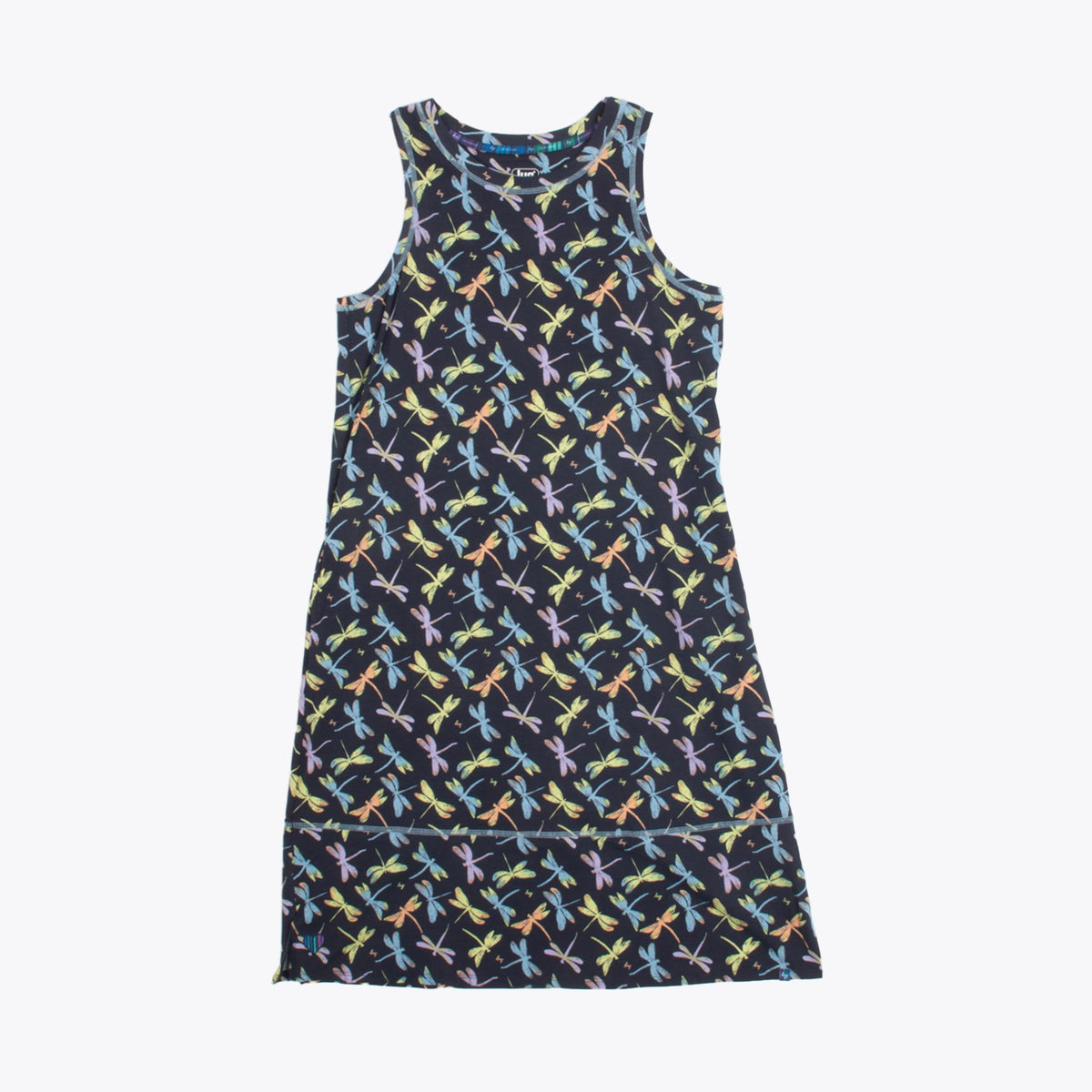 Hopscotch Sleeveless Dress - DRAGONFLY ICEPOP - Hopscotch_DragonflyIcePop_Flatlay