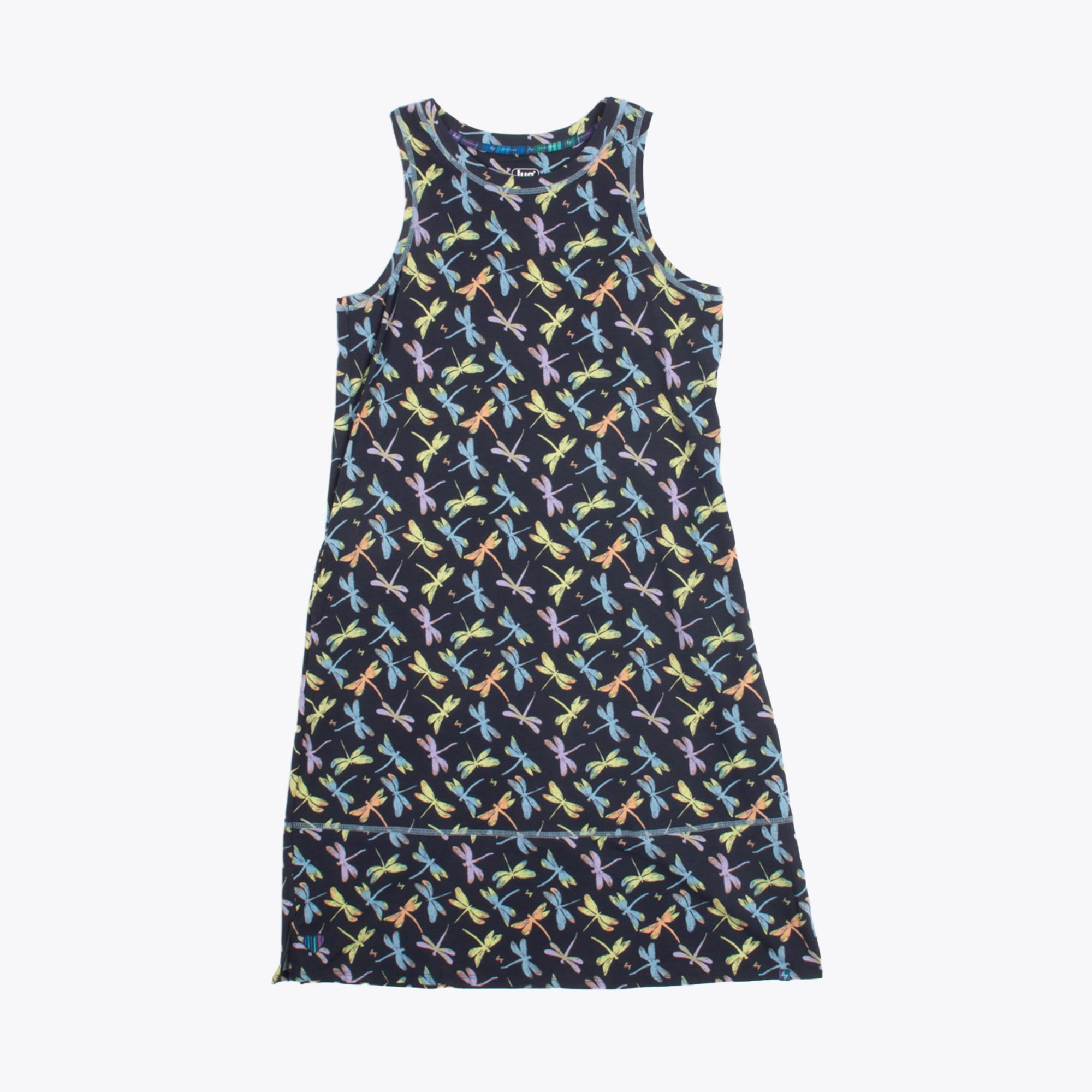 Hopscotch Sleeveless Dress - DRAGONFLY ICEPOP - Hopscotch_DragonflyIcePop_Flatlay_c816e52c-4813-461c-9e9d-ef9aaa946e2a