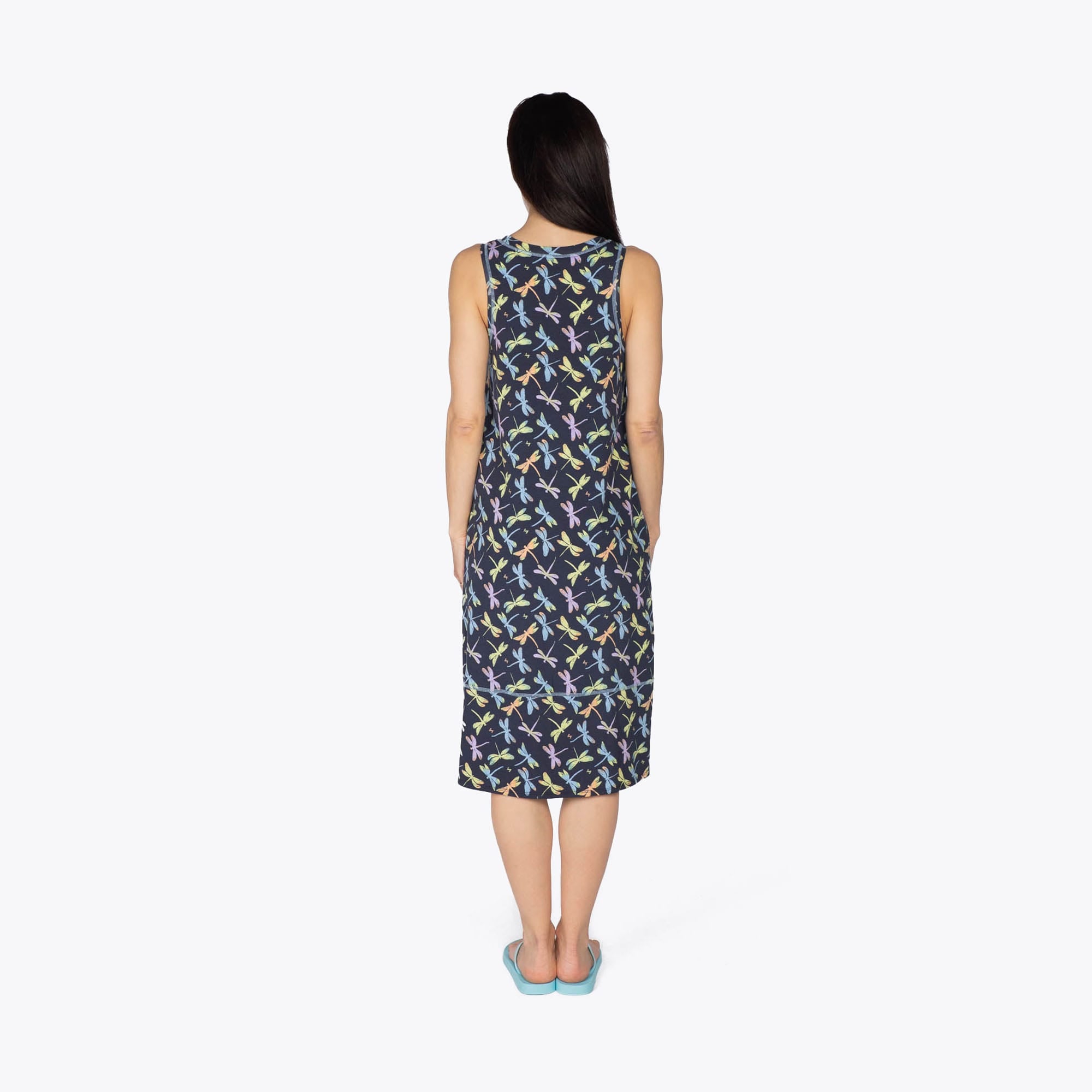 Hopscotch Sleeveless Dress - DRAGONFLY ICEPOP - Hopscotch_DragonflyIcePop_S_02
