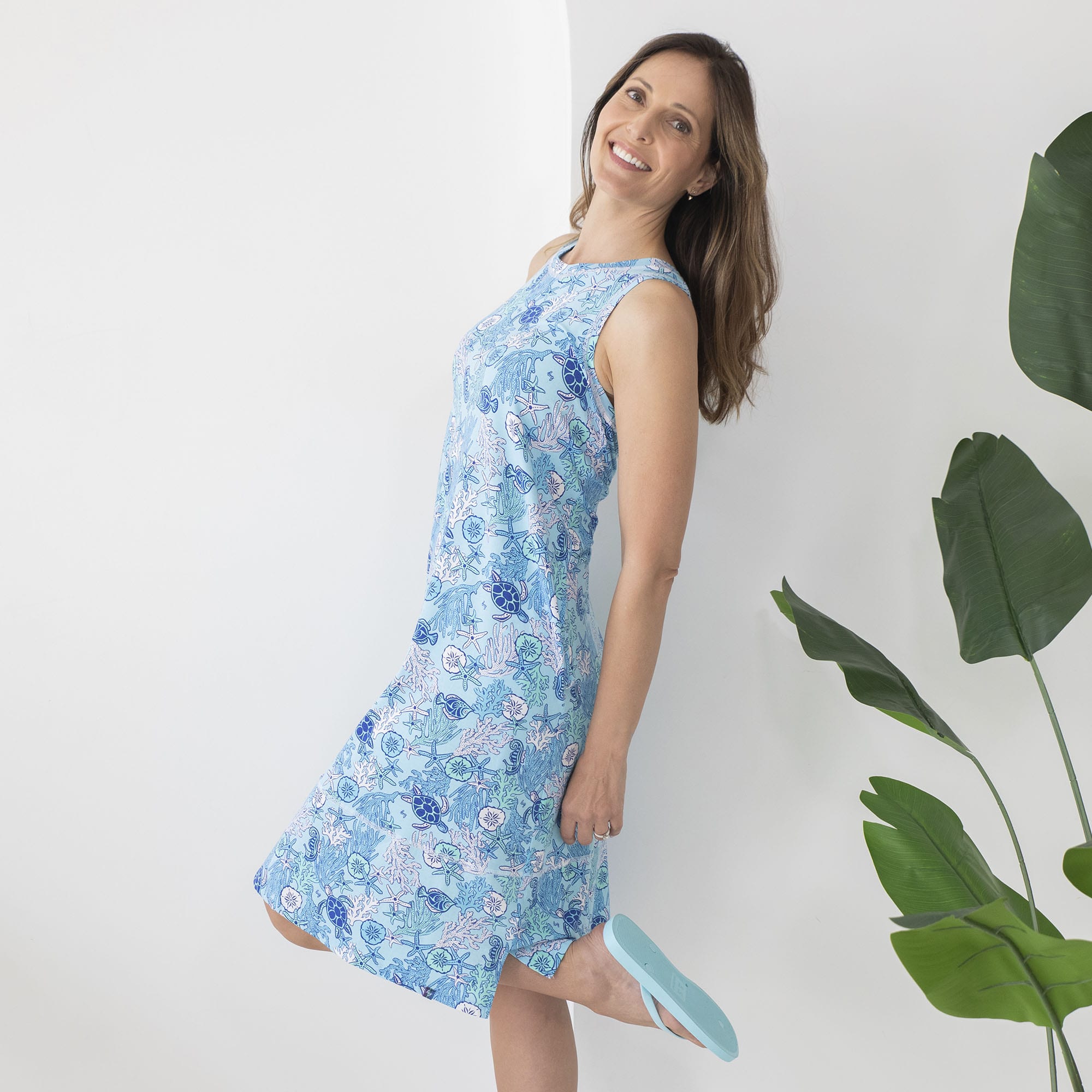 Hopscotch Sleeveless Dress - - Hopscotch_Hover