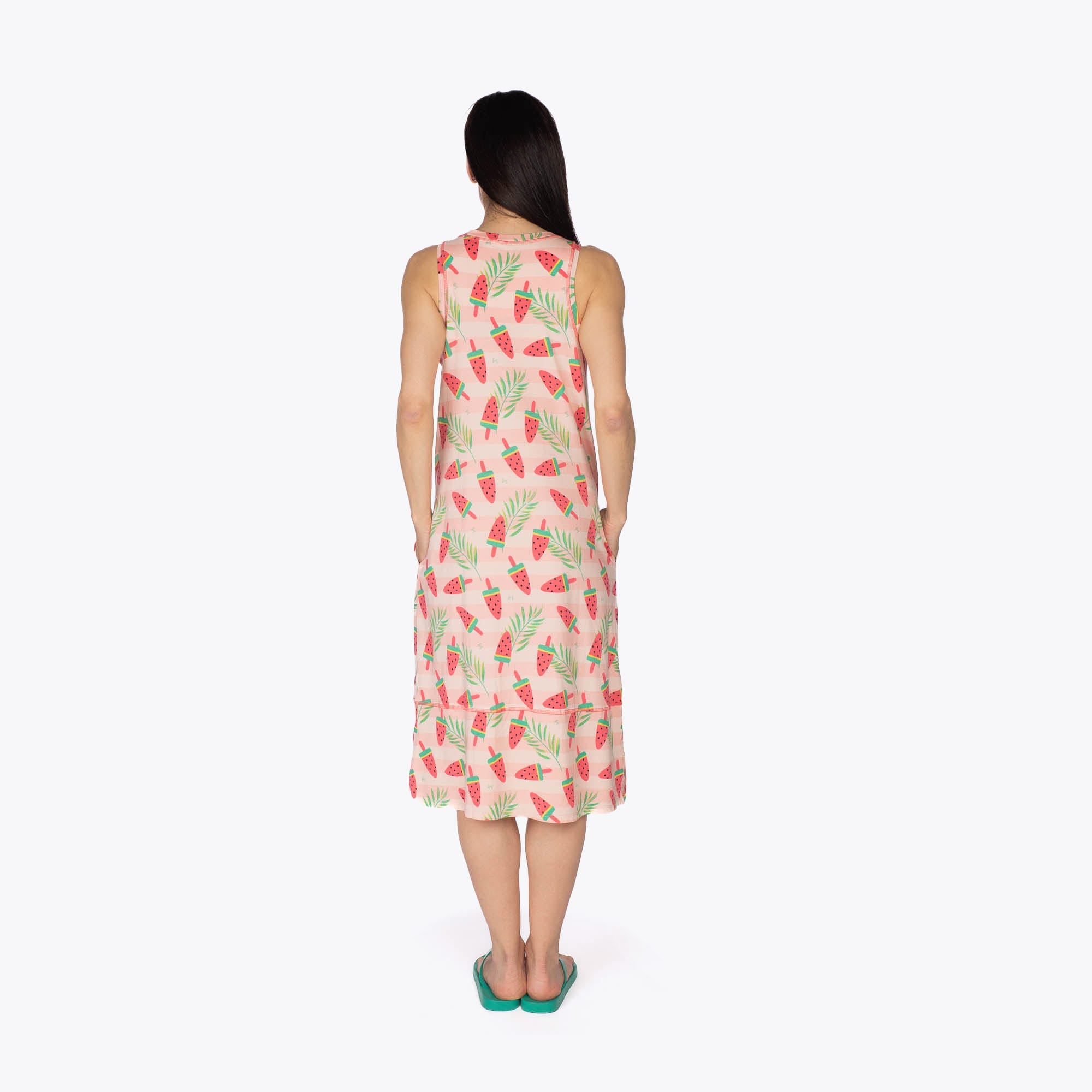 Hopscotch Sleeveless Dress - POPSICLE PINK - Hopscotch_PopsiclePink_S_02