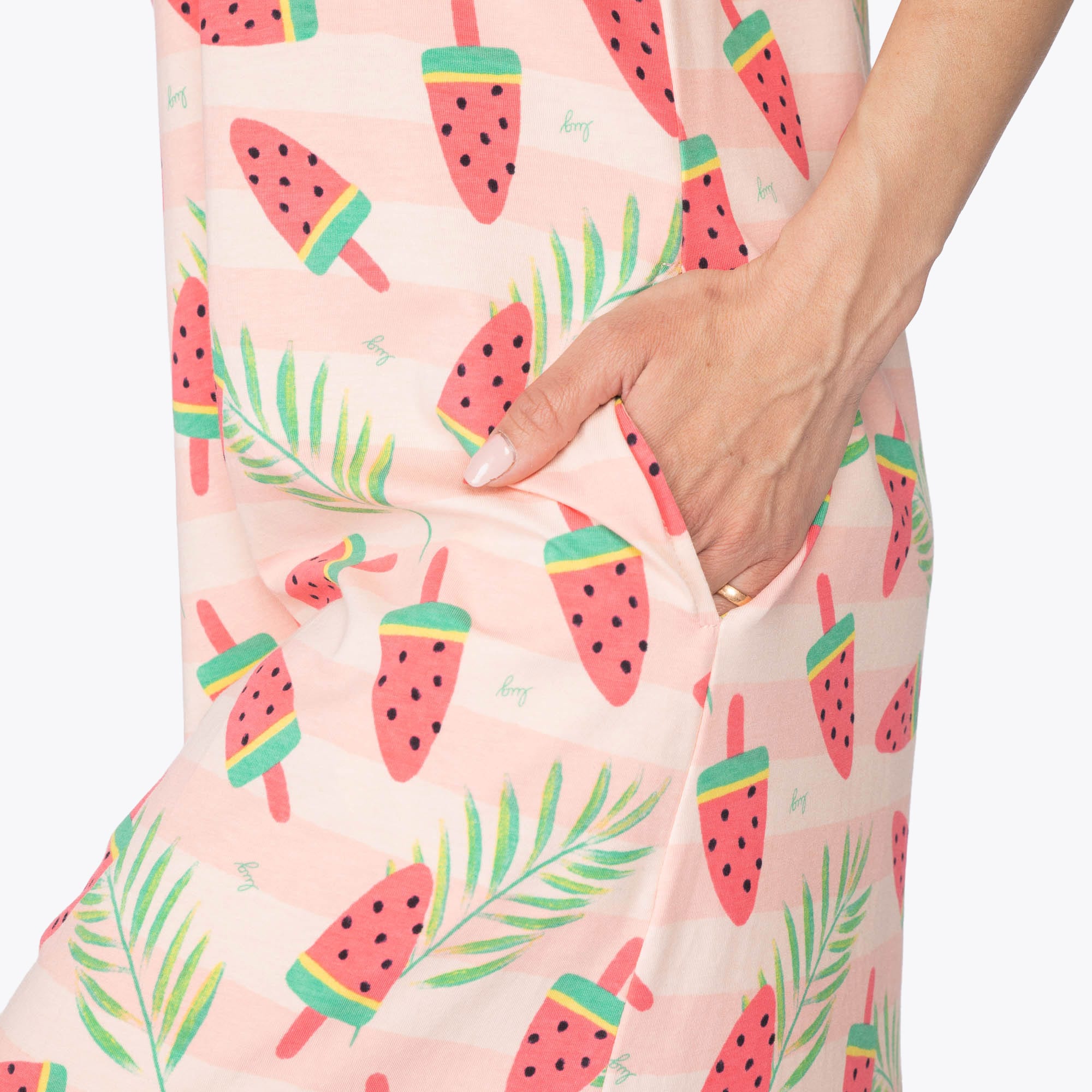 Hopscotch Sleeveless Dress - POPSICLE PINK - Hopscotch_PopsiclePink_S_04