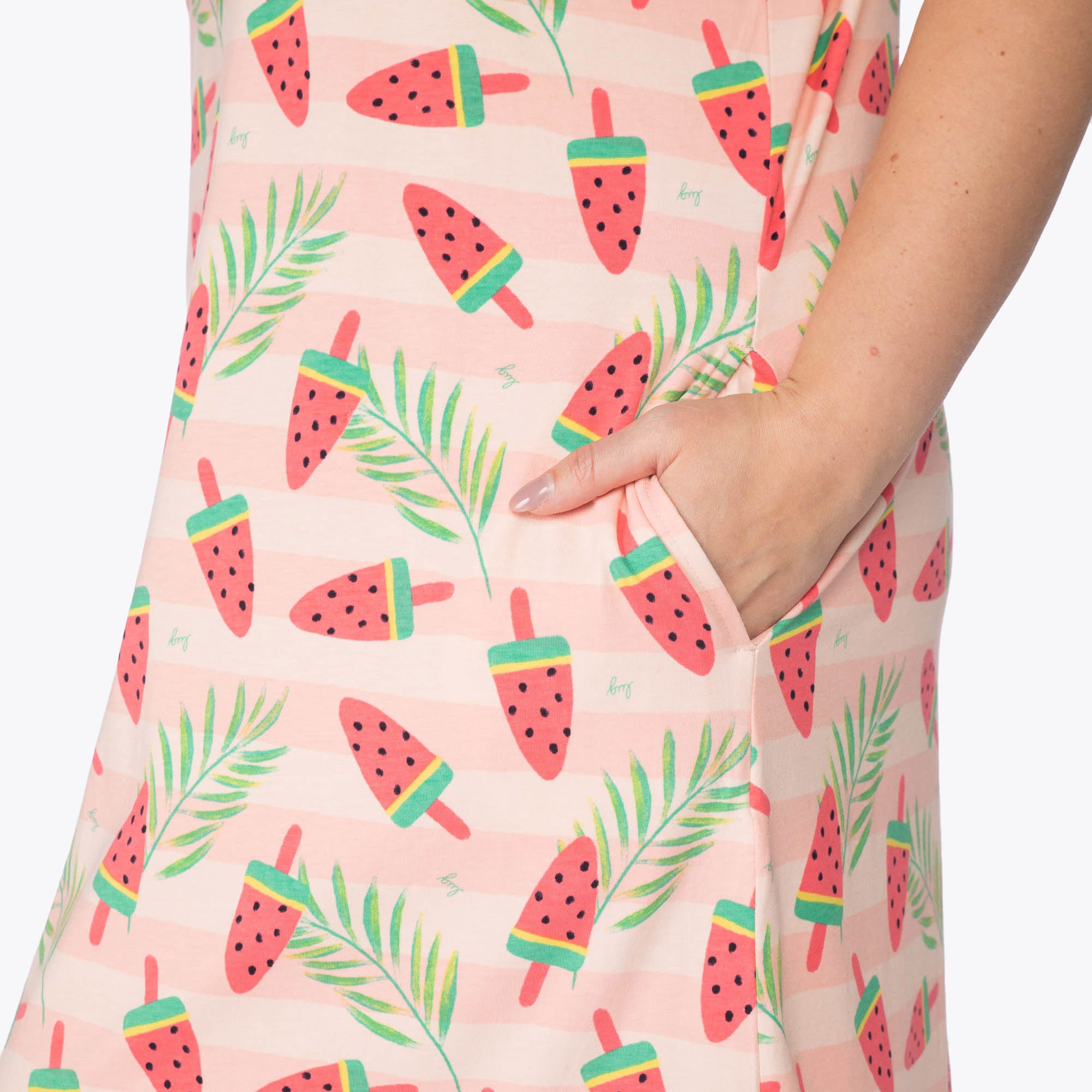 Hopscotch Sleeveless Dress - POPSICLE PINK - Hopscotch_PopsiclePink_XL_04