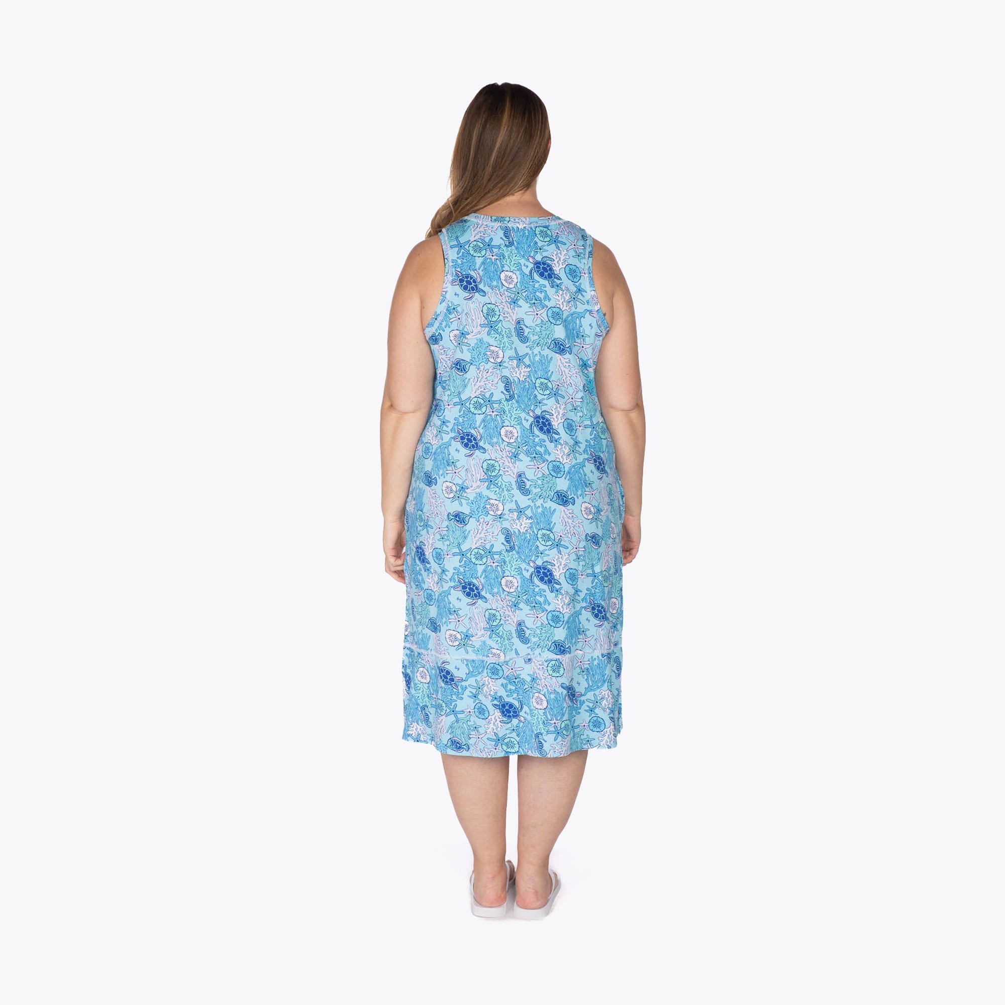 Hopscotch Sleeveless Dress - SEALIFE BLUE - Hopscotch_SealifeBlue_XL_02
