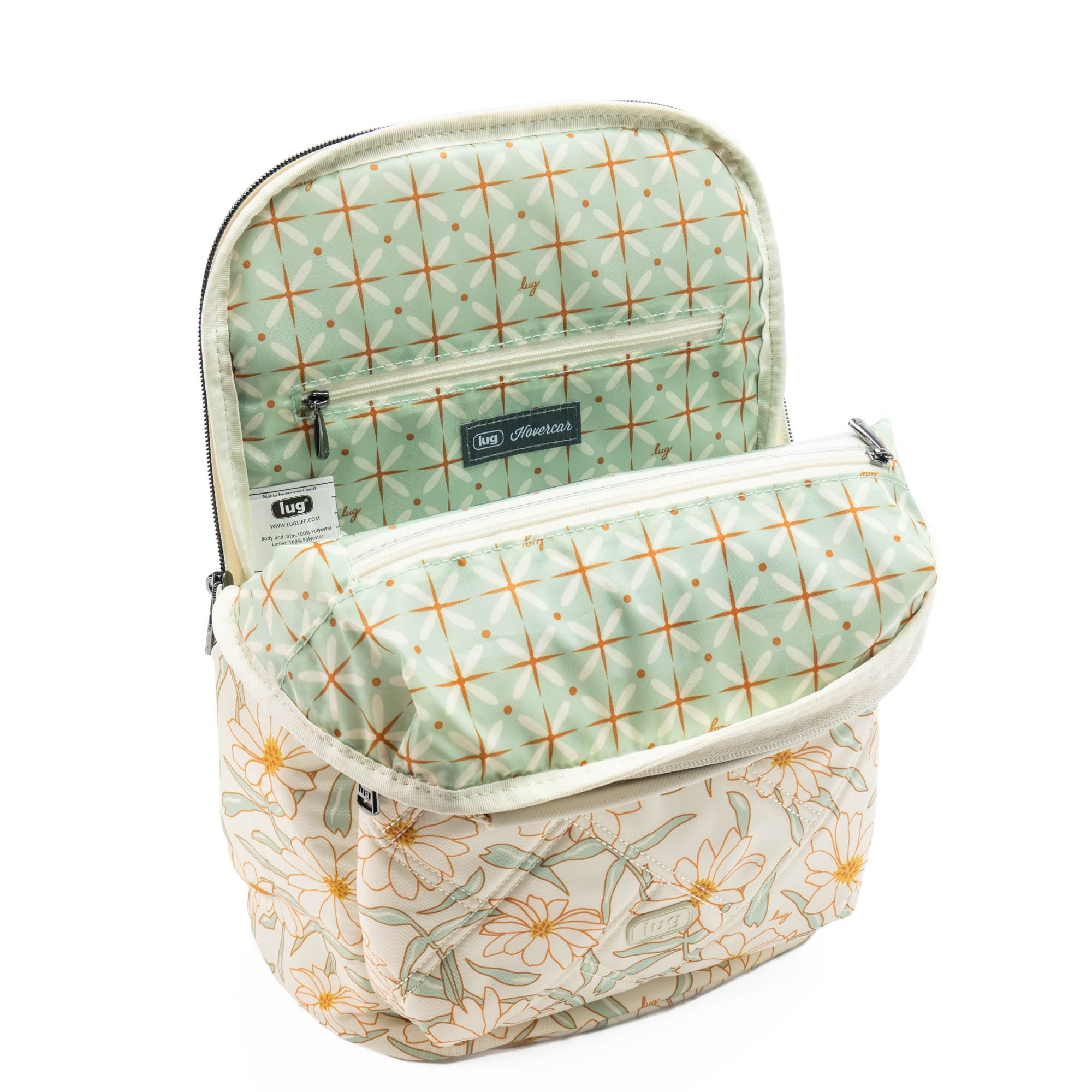 Hovercar Backpack - SAGE DAISIES - Hovercar_SageDaisies_05