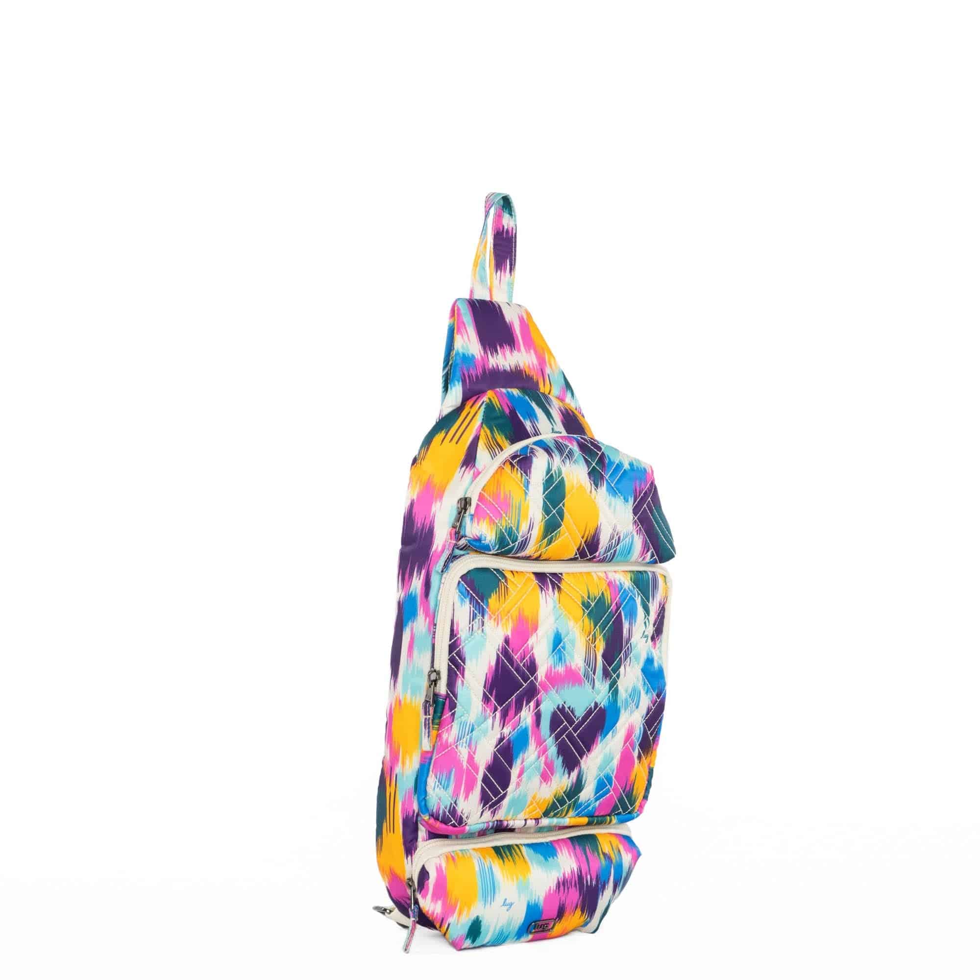 Hovercraft Sling Bag - HEART IKAT MULTI - Hovercraft_HeartikatMulti_02