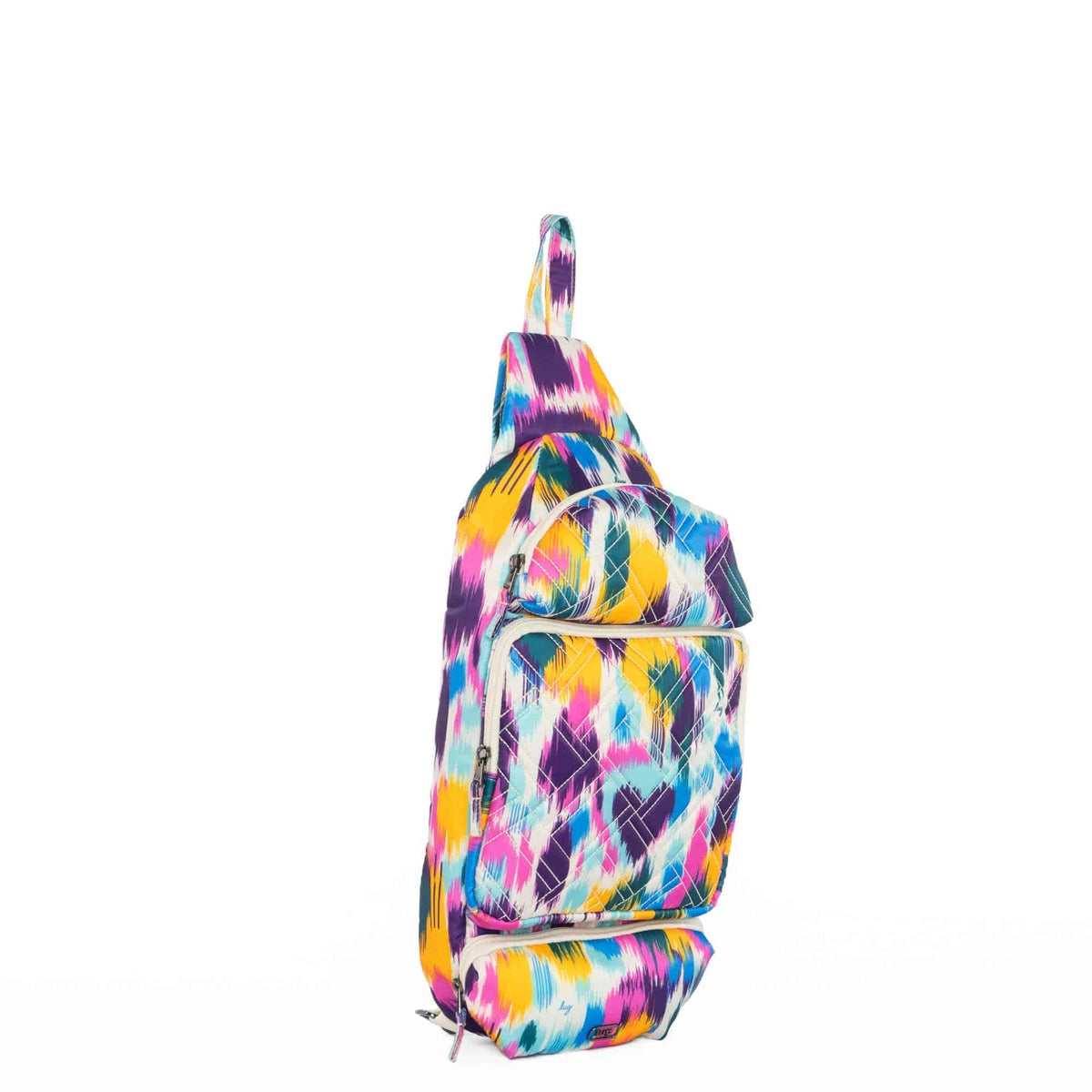 Hovercraft Sling Bag - HEART IKAT MULTI - Hovercraft_HeartikatMulti_02