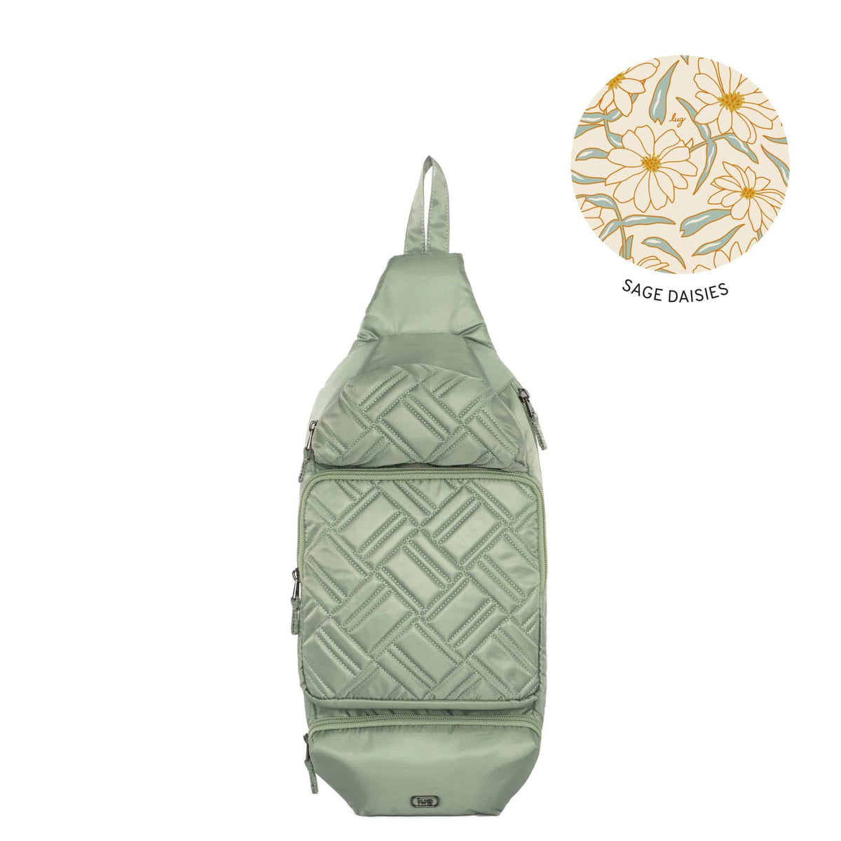 Hovercraft Sling Bag - SAGE GREEN - Hovercraft_Sage