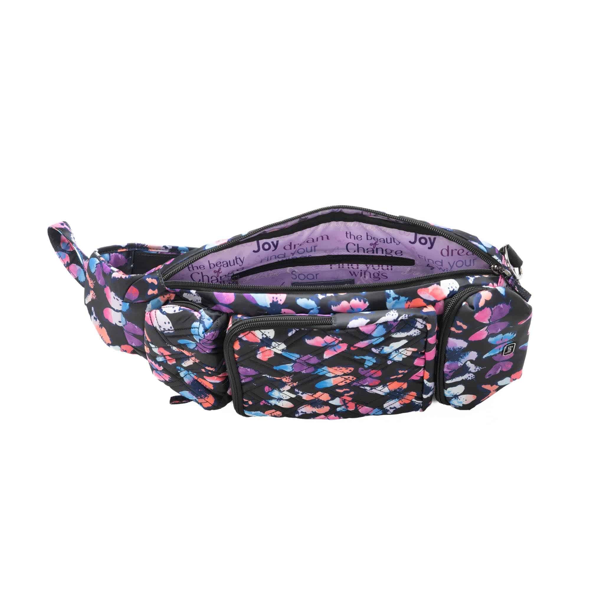 Hovercraft Sling Bag - WATERCOLOR BUTTERFLIES - Hovercraft_WatercolourButterflies_05