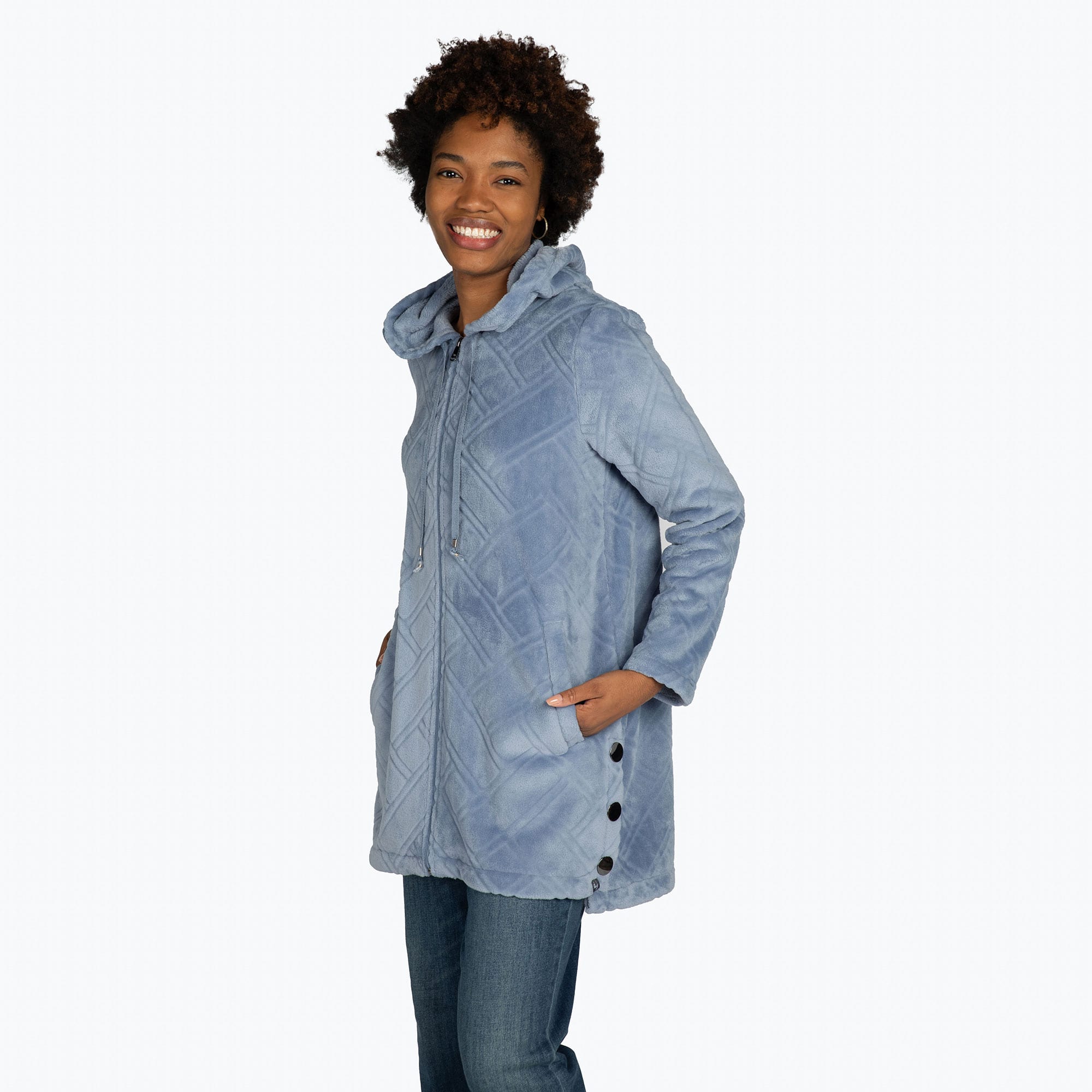 Huddle Plush Zip Lounger - BLUE MOON - HuddleApparel_BlueMoon_S_02