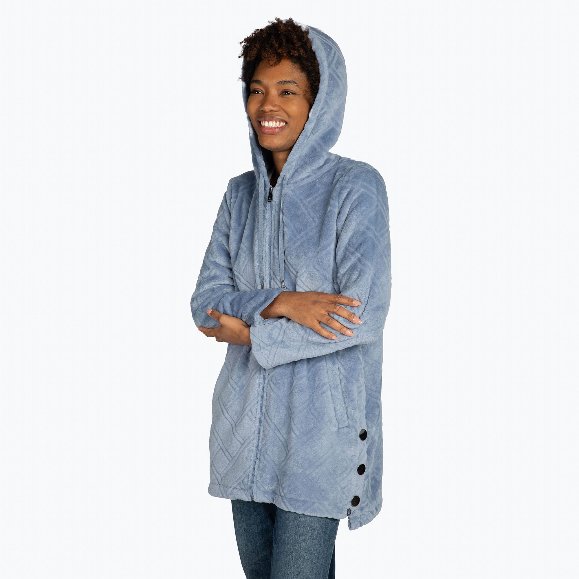 Huddle Plush Zip Lounger - BLUE MOON - HuddleApparel_BlueMoon_S_03
