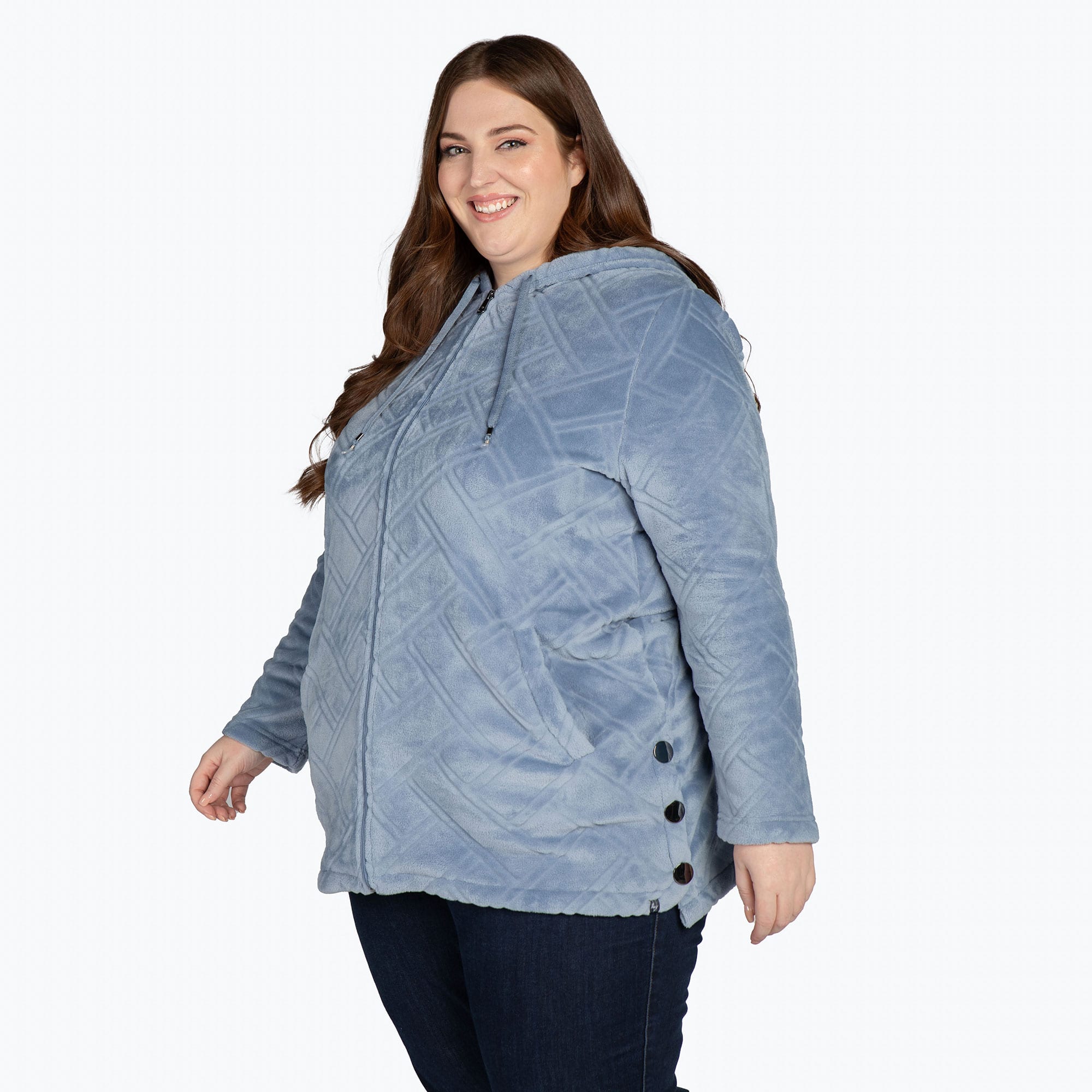 Huddle Plush Zip Lounger - BLUE MOON - HuddleApparel_BlueMoon_XL_02