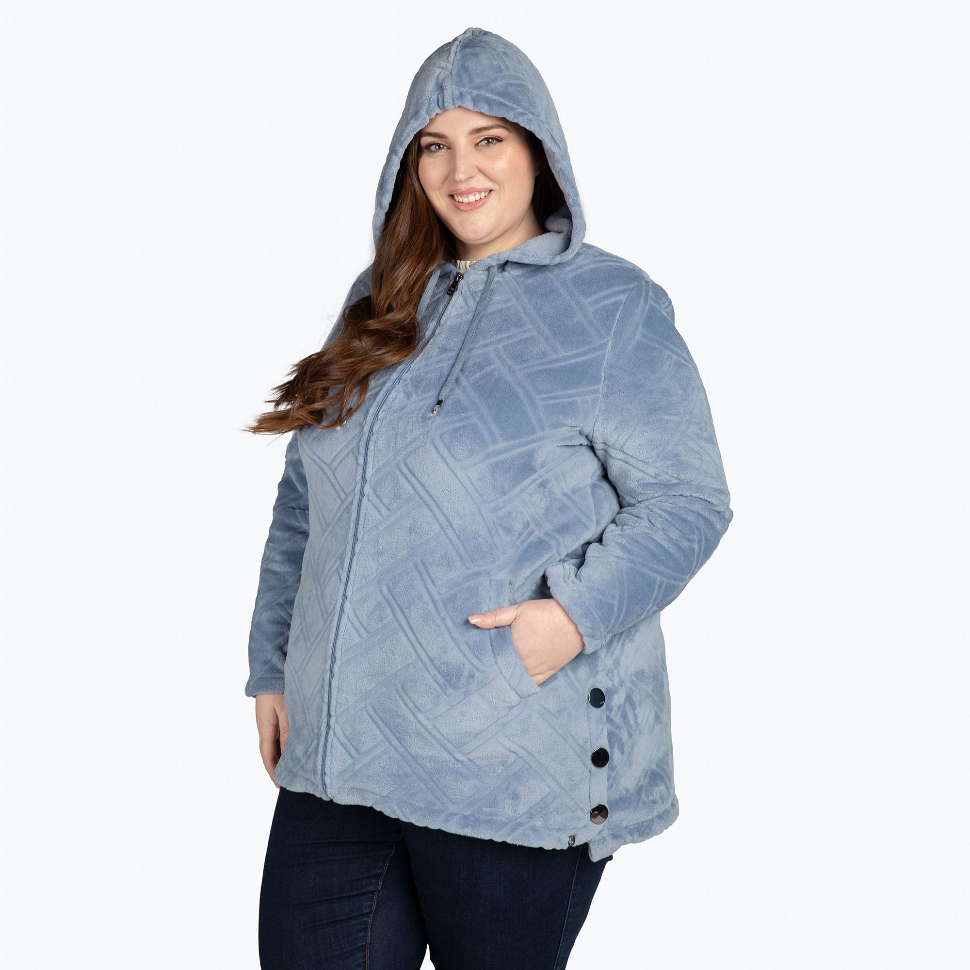 Huddle Plush Zip Lounger - BLUE MOON - HuddleApparel_BlueMoon_XL_03