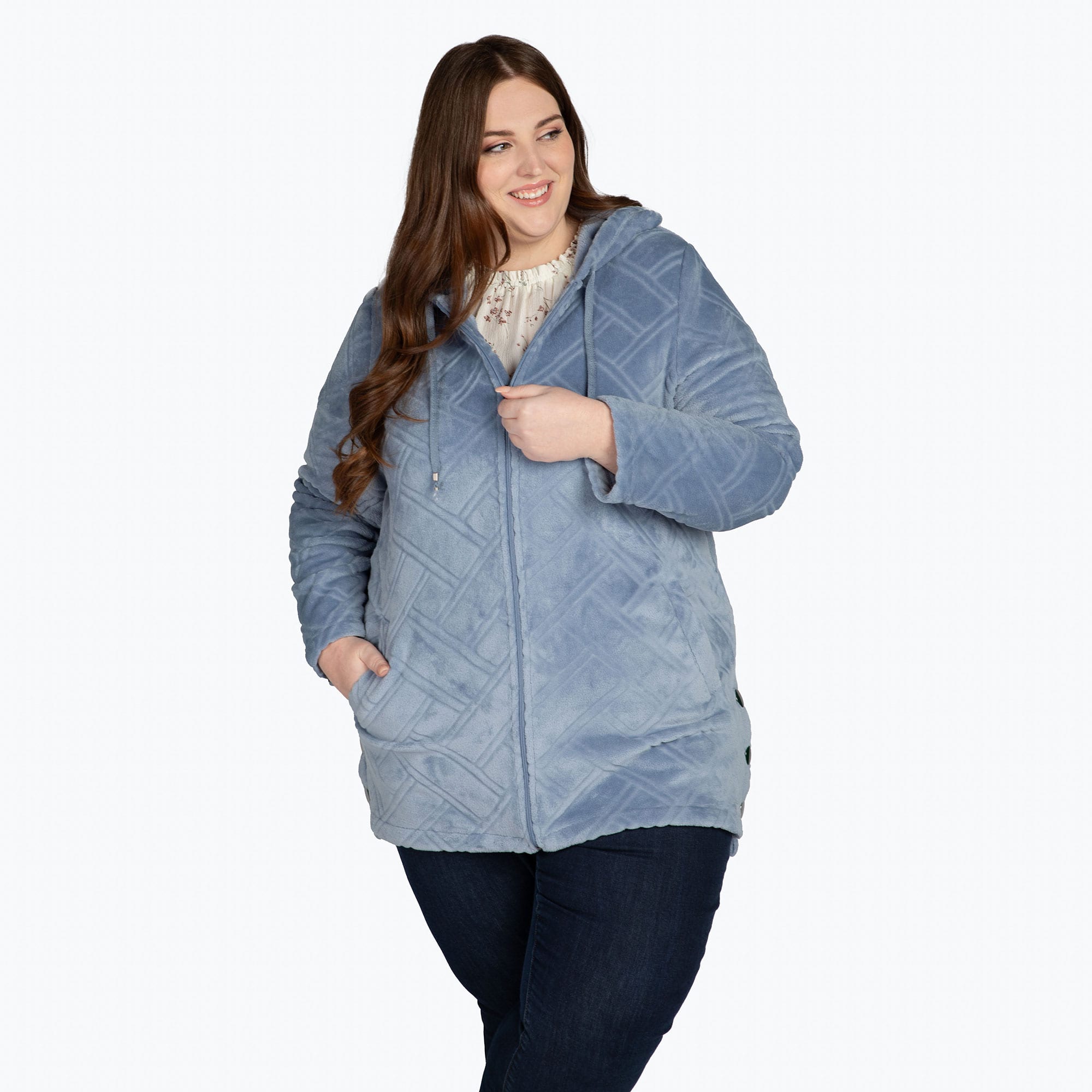 Huddle Plush Zip Lounger - BLUE MOON - HuddleApparel_BlueMoon_XL_06