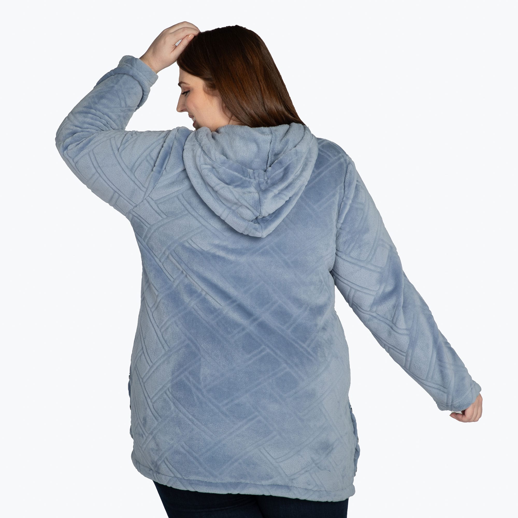 Huddle Plush Zip Lounger - BLUE MOON - HuddleApparel_BlueMoon_XL_08