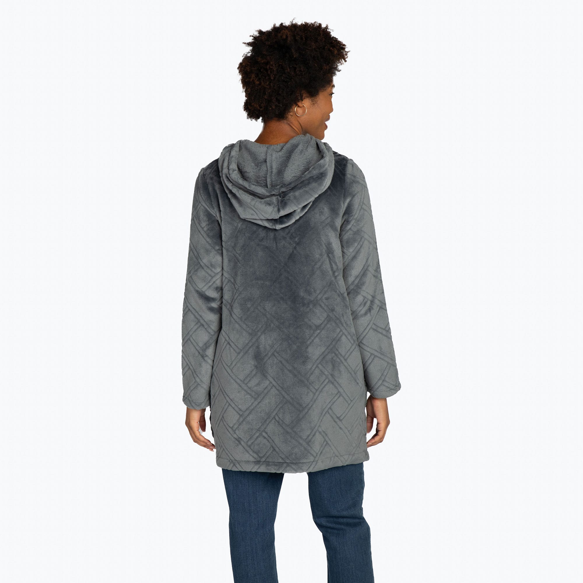 Huddle Plush Zip Lounger - FOG GREY - HuddleApparel_FogGrey_S_08