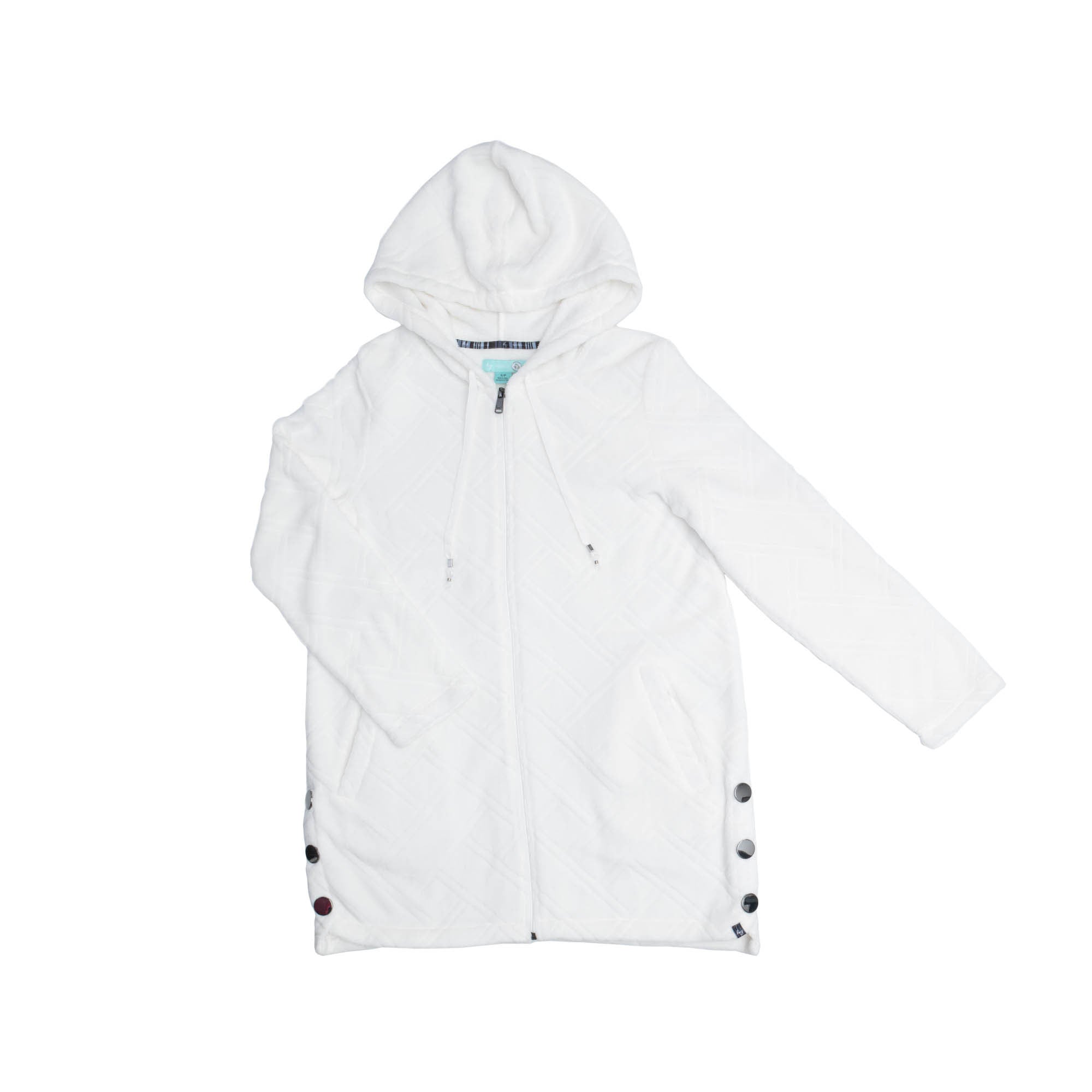 Huddle Plush Zip Lounger - DIAMOND - Huddle_Diamond_Flatlay