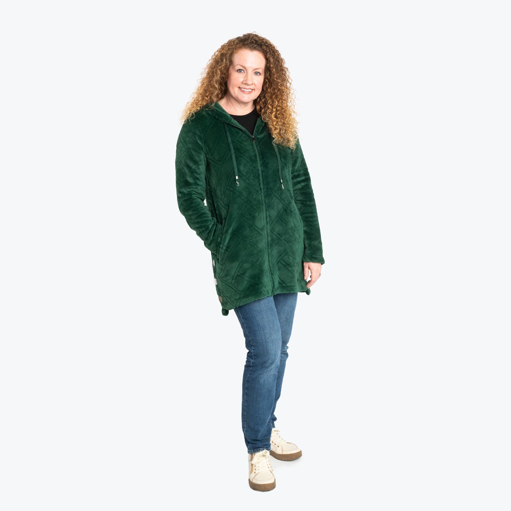 Huddle Plush Zip Lounger - 1XL EVERGLADE - Huddle_Everglade_01_5a59002e-b6da-4bc3-abc2-0db71a284755