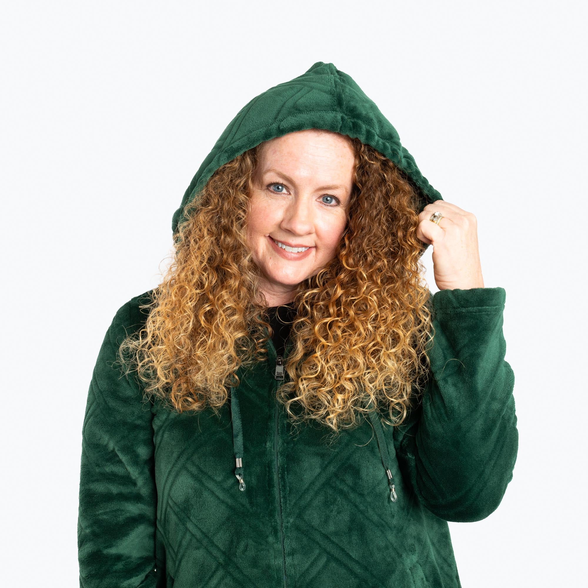 Huddle Plush Zip Lounger - EVERGLADE - Huddle_Everglade_02