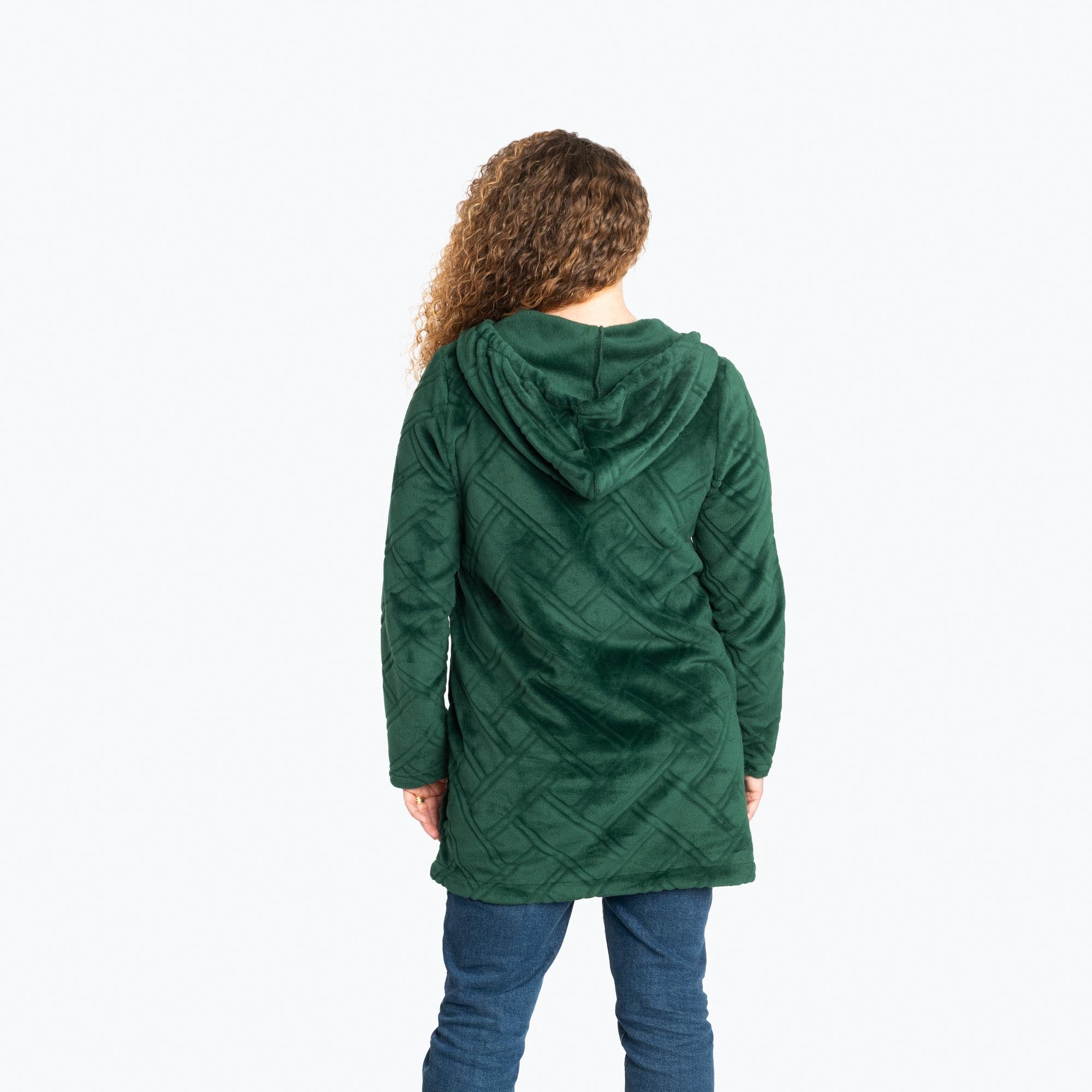 Huddle Plush Zip Lounger - EVERGLADE - Huddle_Everglade_05