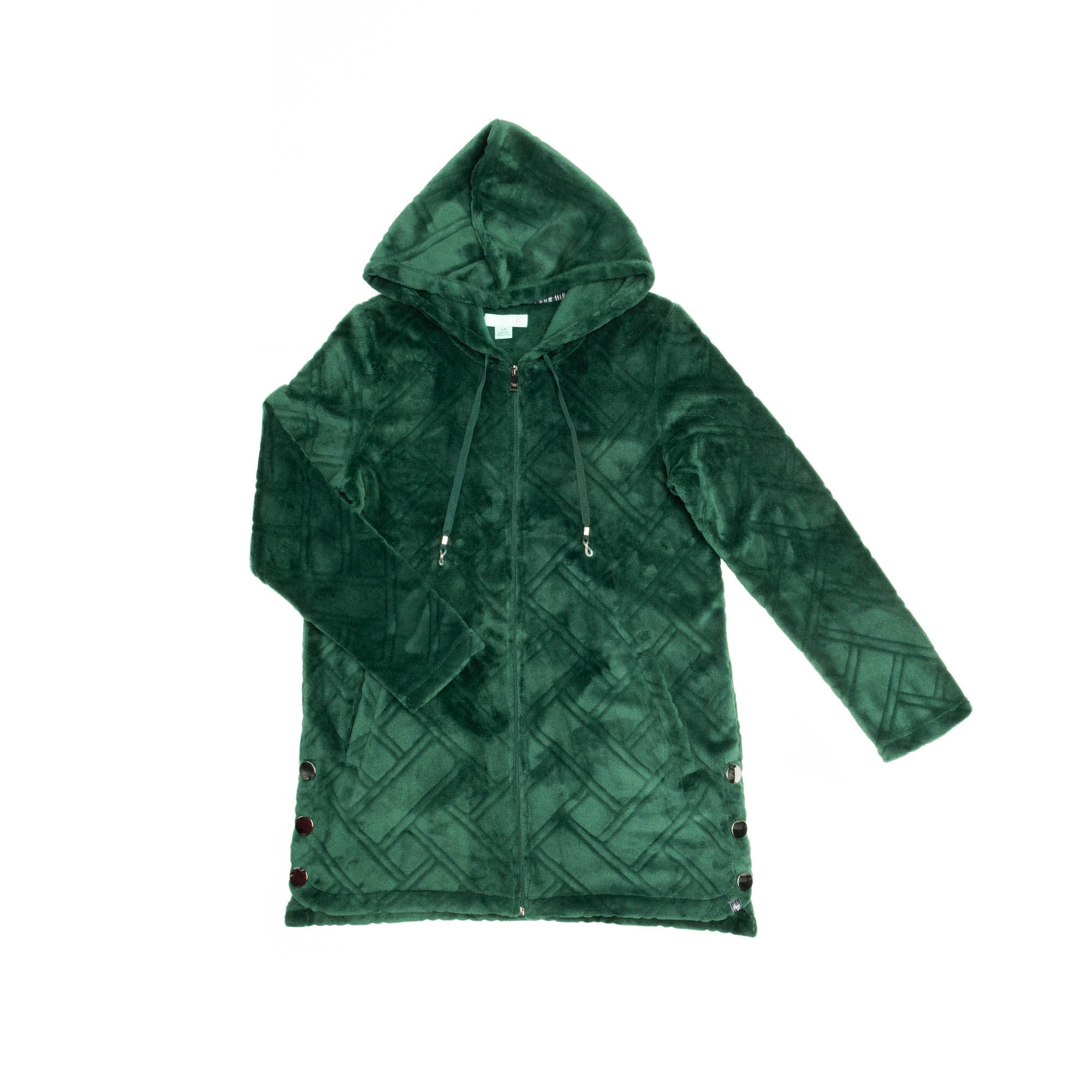 Huddle Plush Zip Lounger - EVERGLADE - Huddle_Everglade_Flatlay