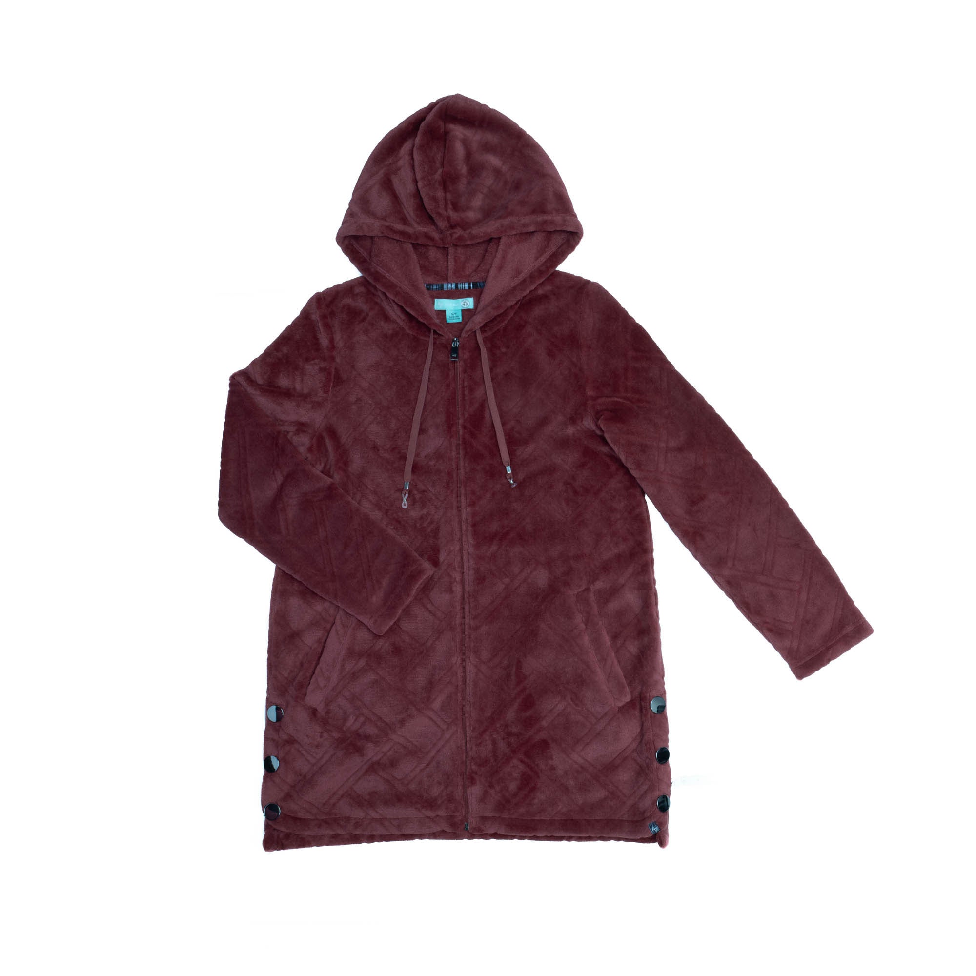 Huddle Plush Zip Lounger - RASPBERRY - Huddle_Raspberry_Flatlay