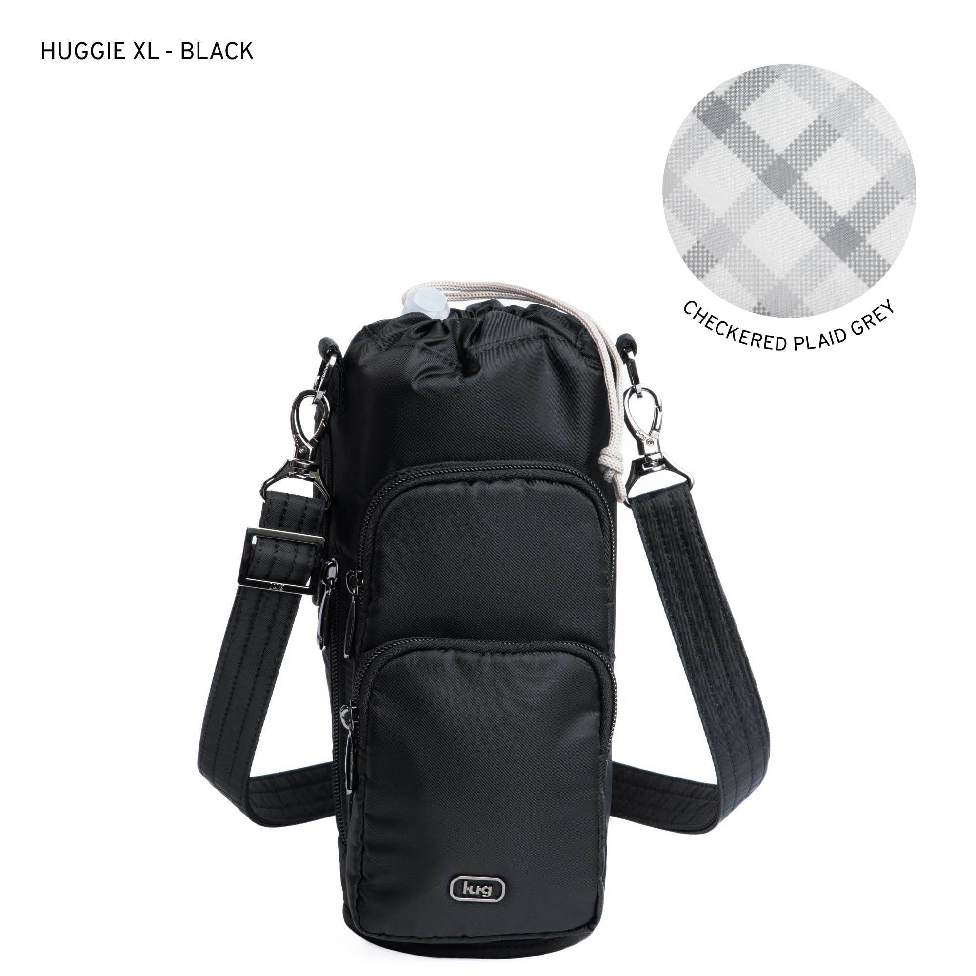 Huggie XL Crossbody Bottle Holder - BLACK - HuggieXL_Black_LL