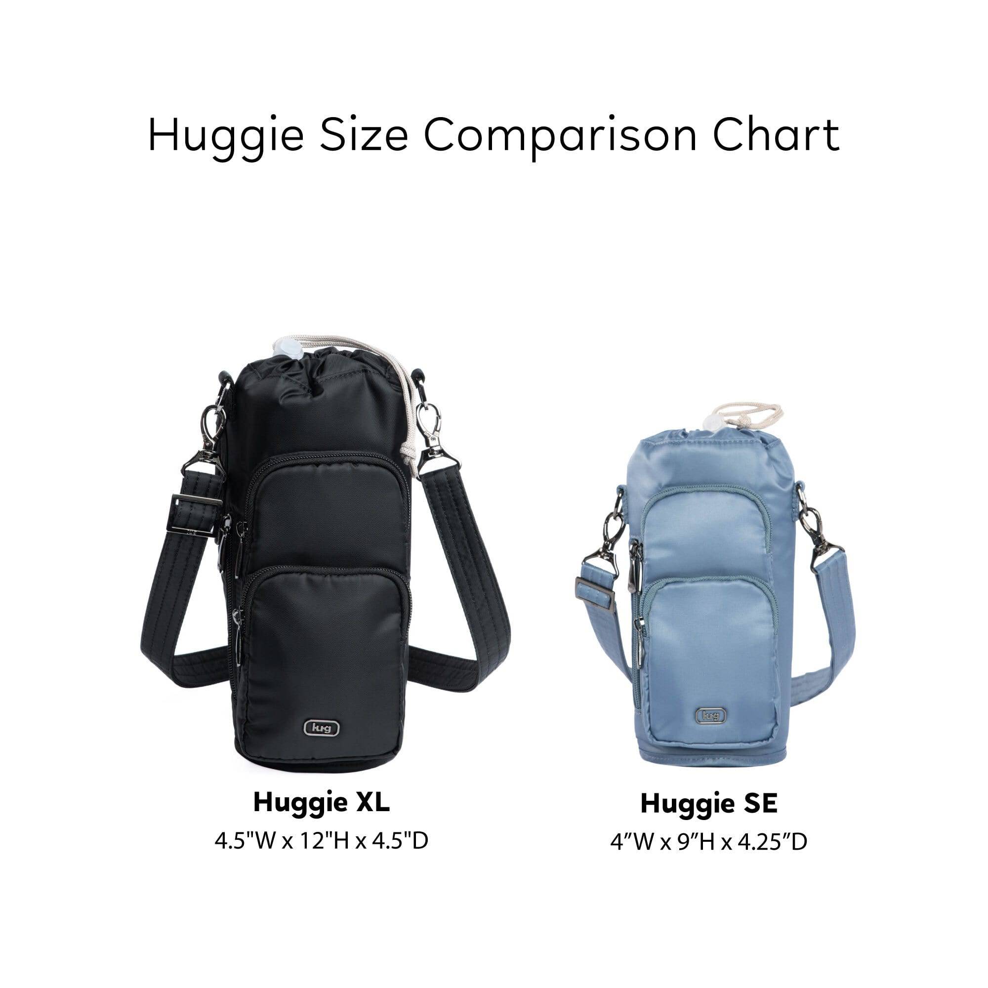 Huggie XL Crossbody Bottle Holder - - HuggieXL_ComparisonChart