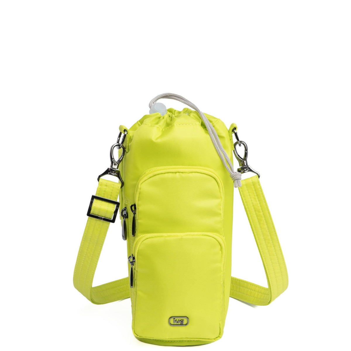 Huggie XL Crossbody Bottle Holder - - HuggieXL_LemonLime_01