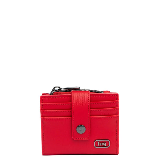 Hurdle Satin Luxe VL RFID Wallet - POPPY RED - HurdleSL_PoppyRed_01