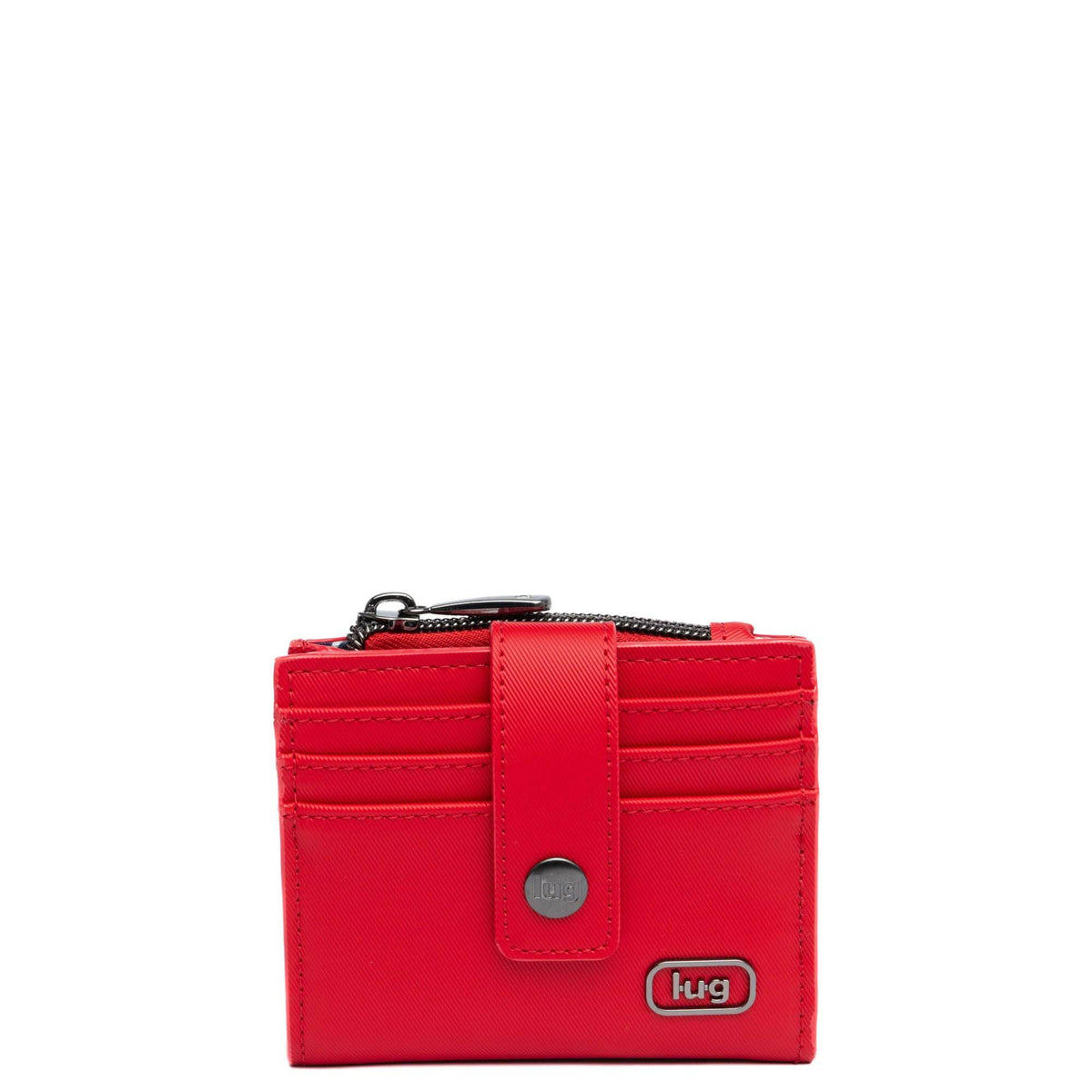 Hurdle Satin Luxe VL RFID Wallet - POPPY RED - HurdleSL_PoppyRed_01
