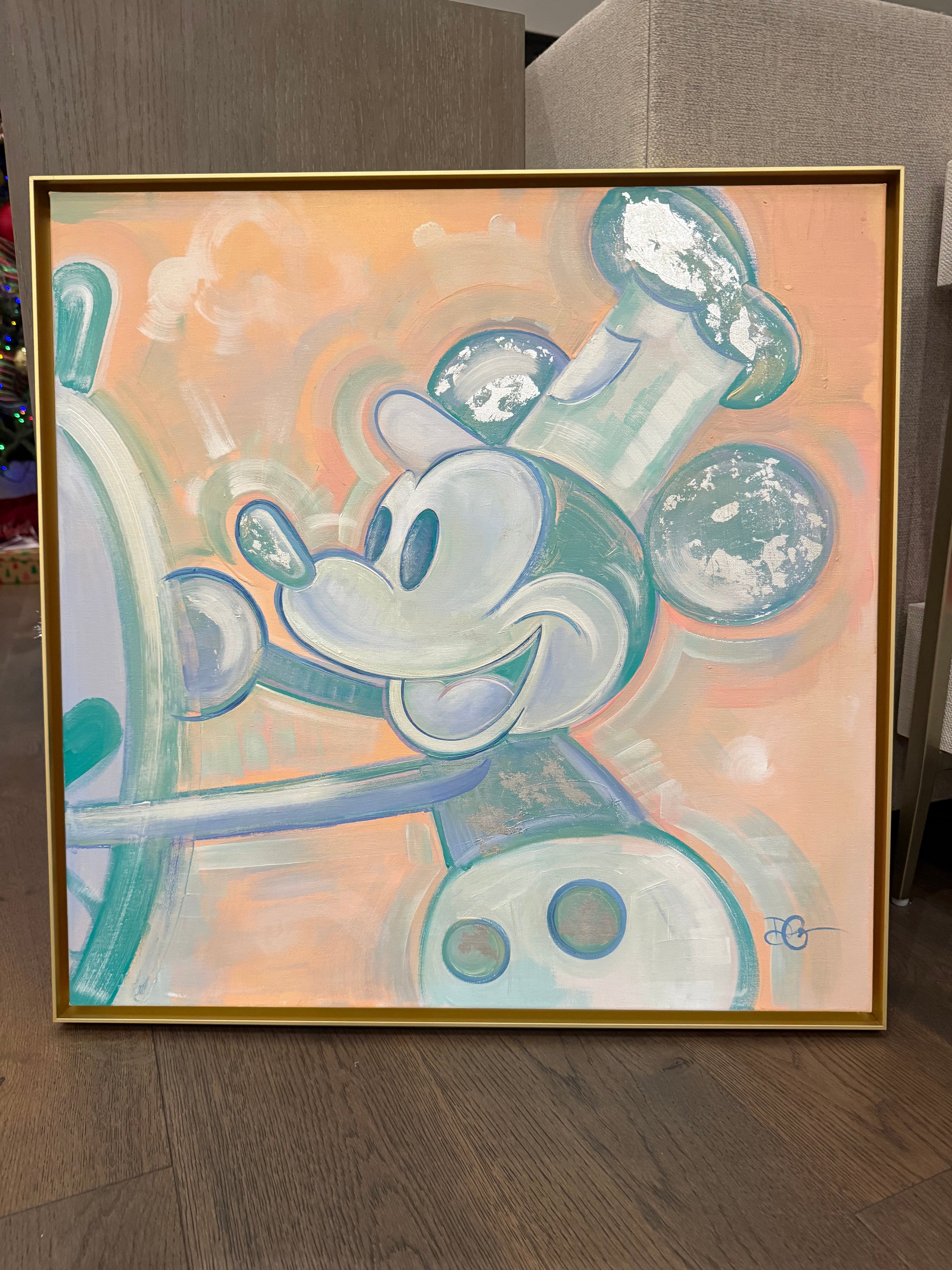 Dom Corona Signed Artwork – “Steam-sickle Willie” (24 x 24) Est. Value $7,000 - - IMG_4609