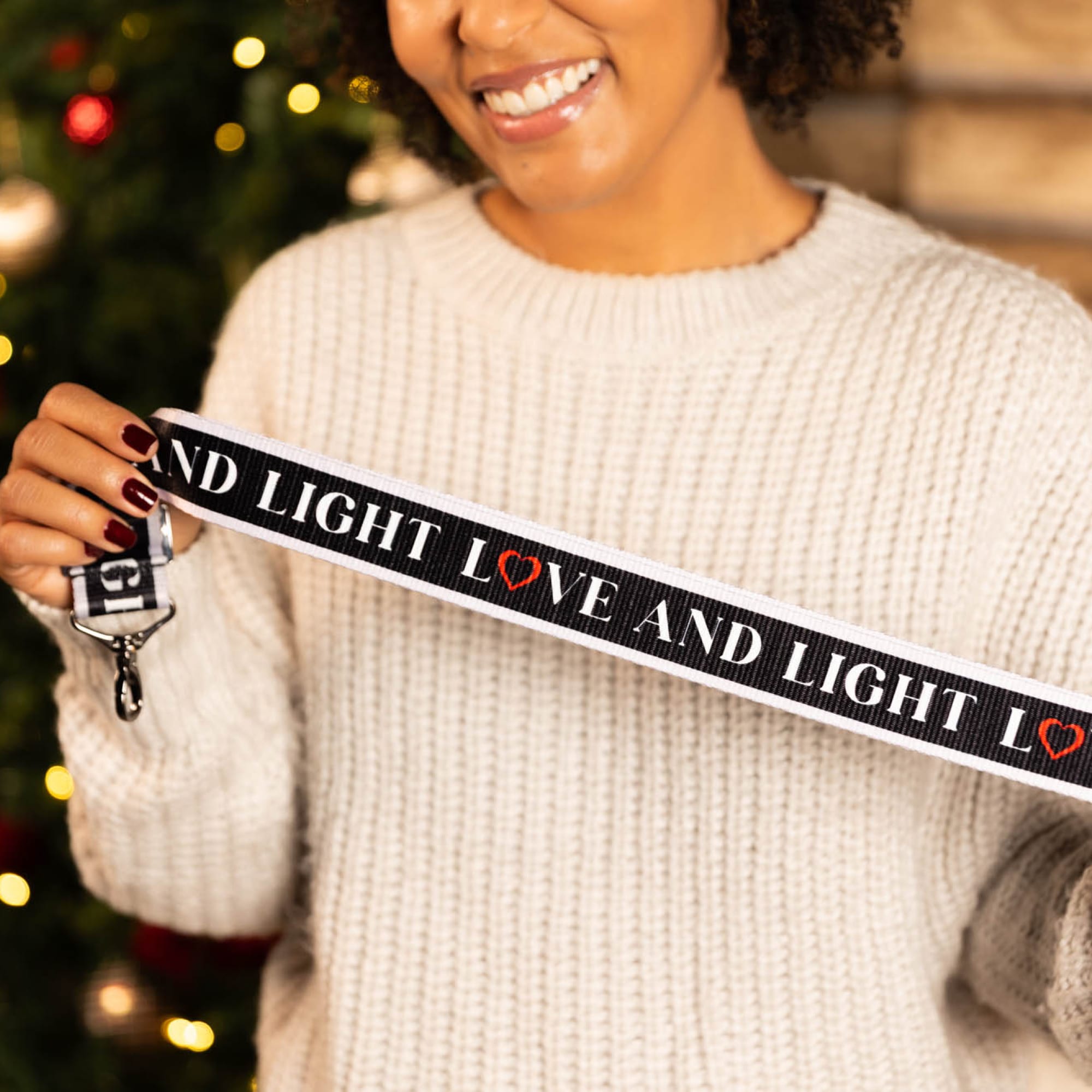 1.5" Webbed Inspirational Strap - DREAM OUT LOUD METALLIC INDIGO - Inspirational-Straps_Lifestyle_03