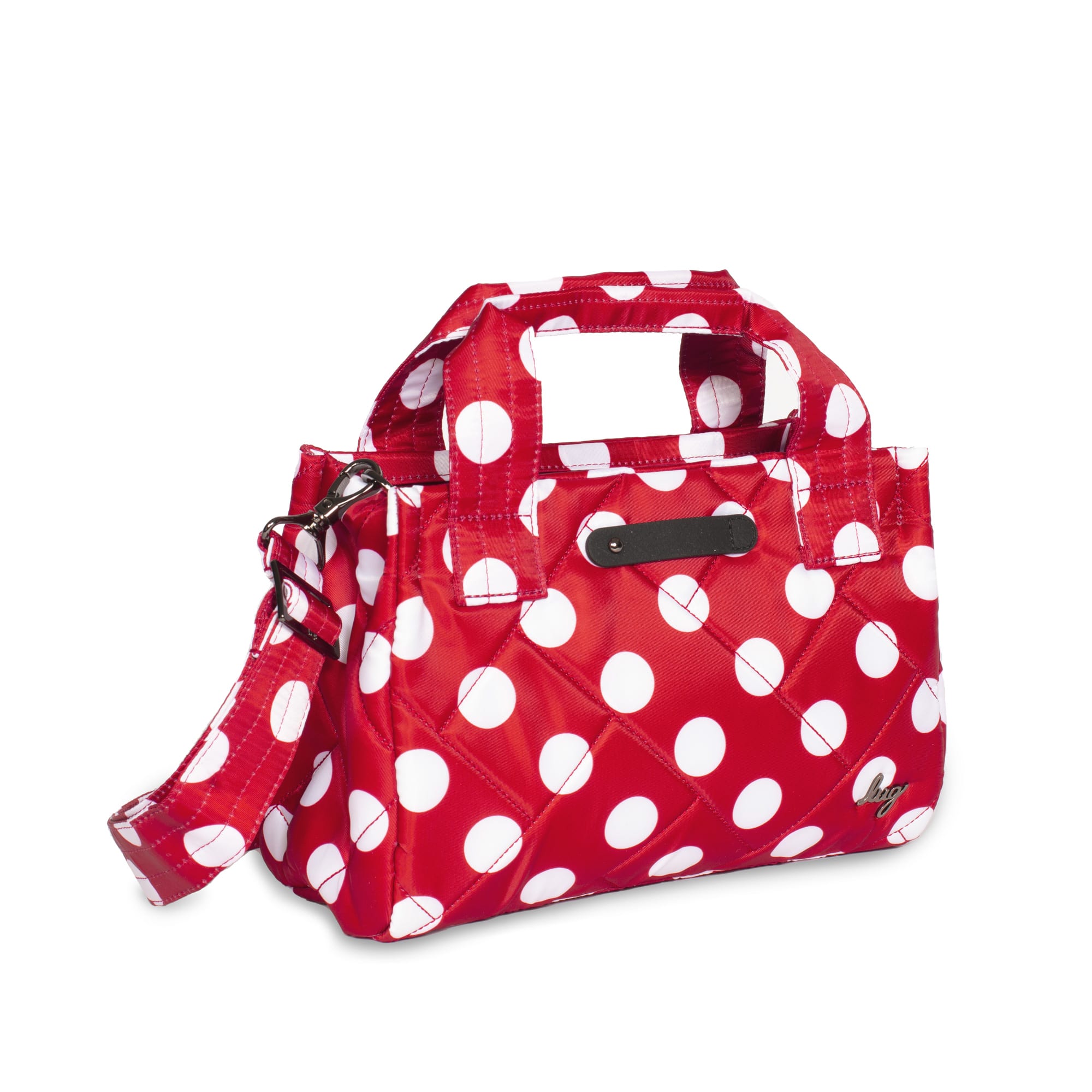 Jitterbug Crossbody Bag - CRIMSON LARGE DOT - Jitterbug_Crimson_Lg_Dot_02_ymo584