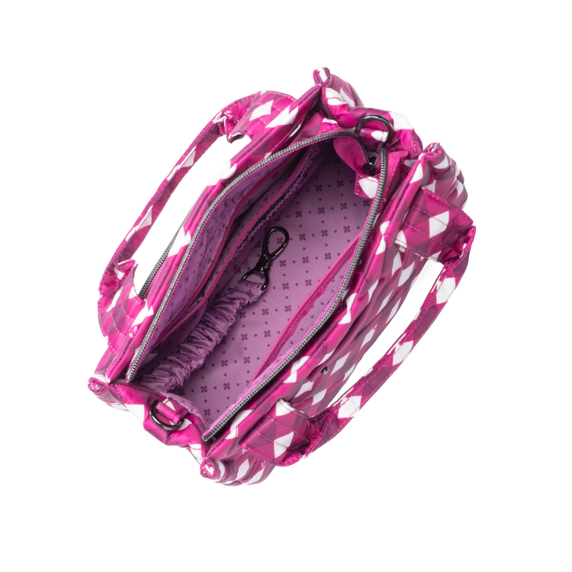 Jitterbug Crossbody Bag - GINGHAM BERRY - Jitterbug_GinghamBerry_05