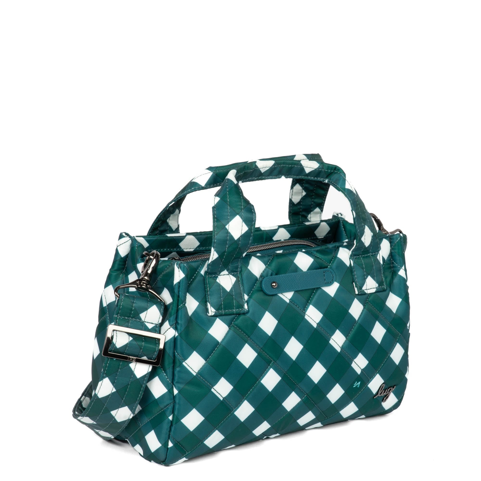 Jitterbug Crossbody Bag - GINGHAM EVERGREEN - Jitterbug_GinghamEvergreen_02