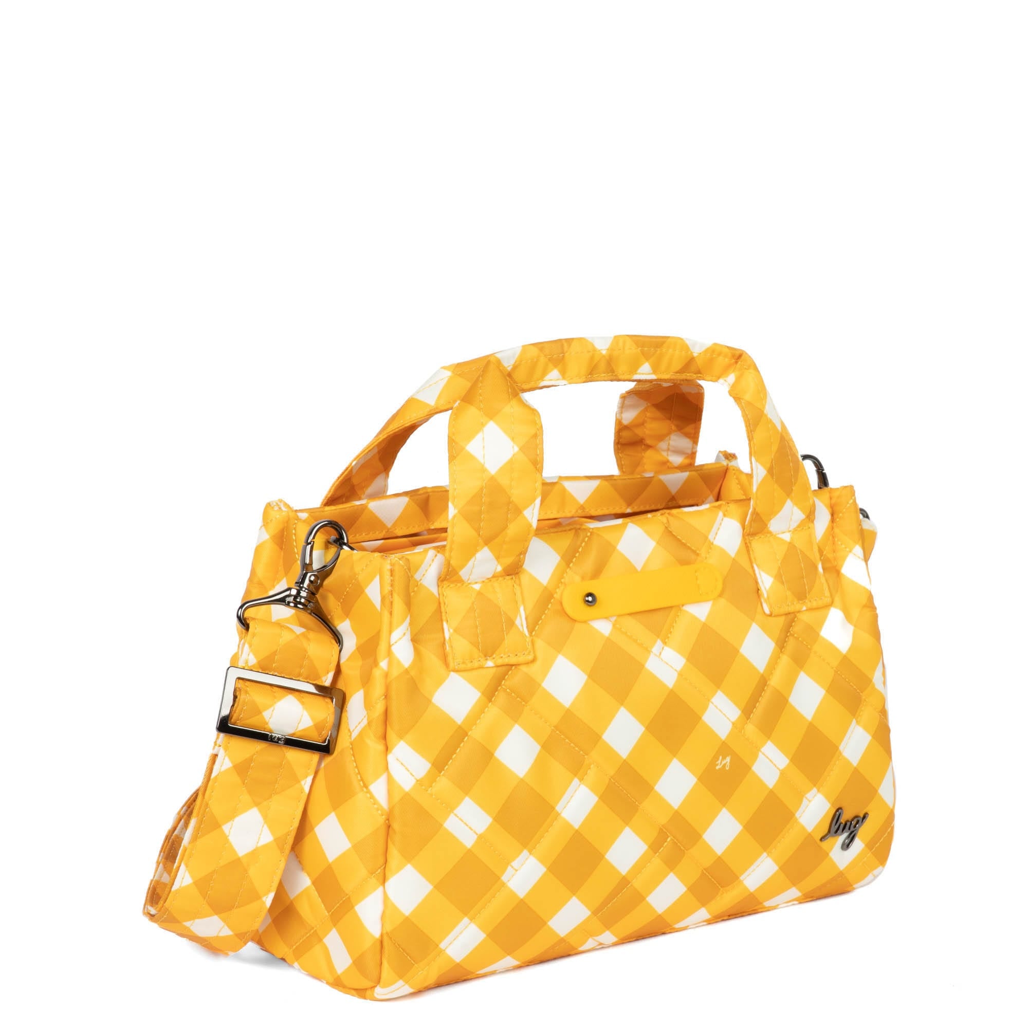 Jitterbug Crossbody Bag - GINGHAM MUSTARD - Jitterbug_GinghamMustard_02