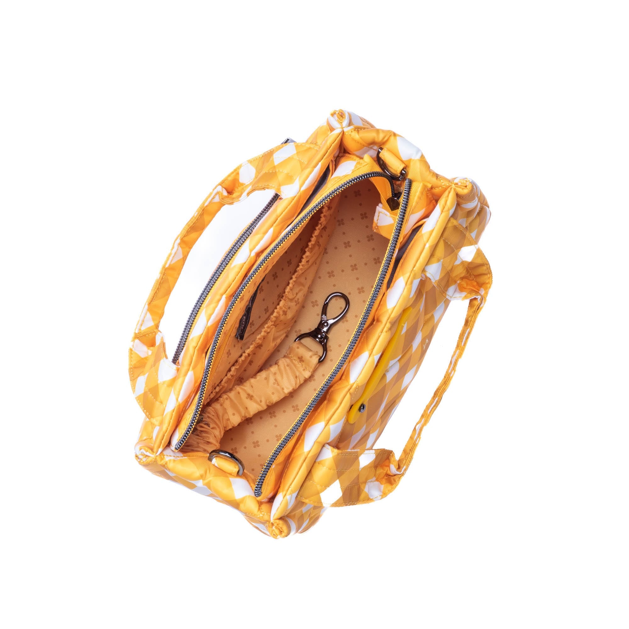 Jitterbug Crossbody Bag - GINGHAM MUSTARD - Jitterbug_GinghamMustard_05