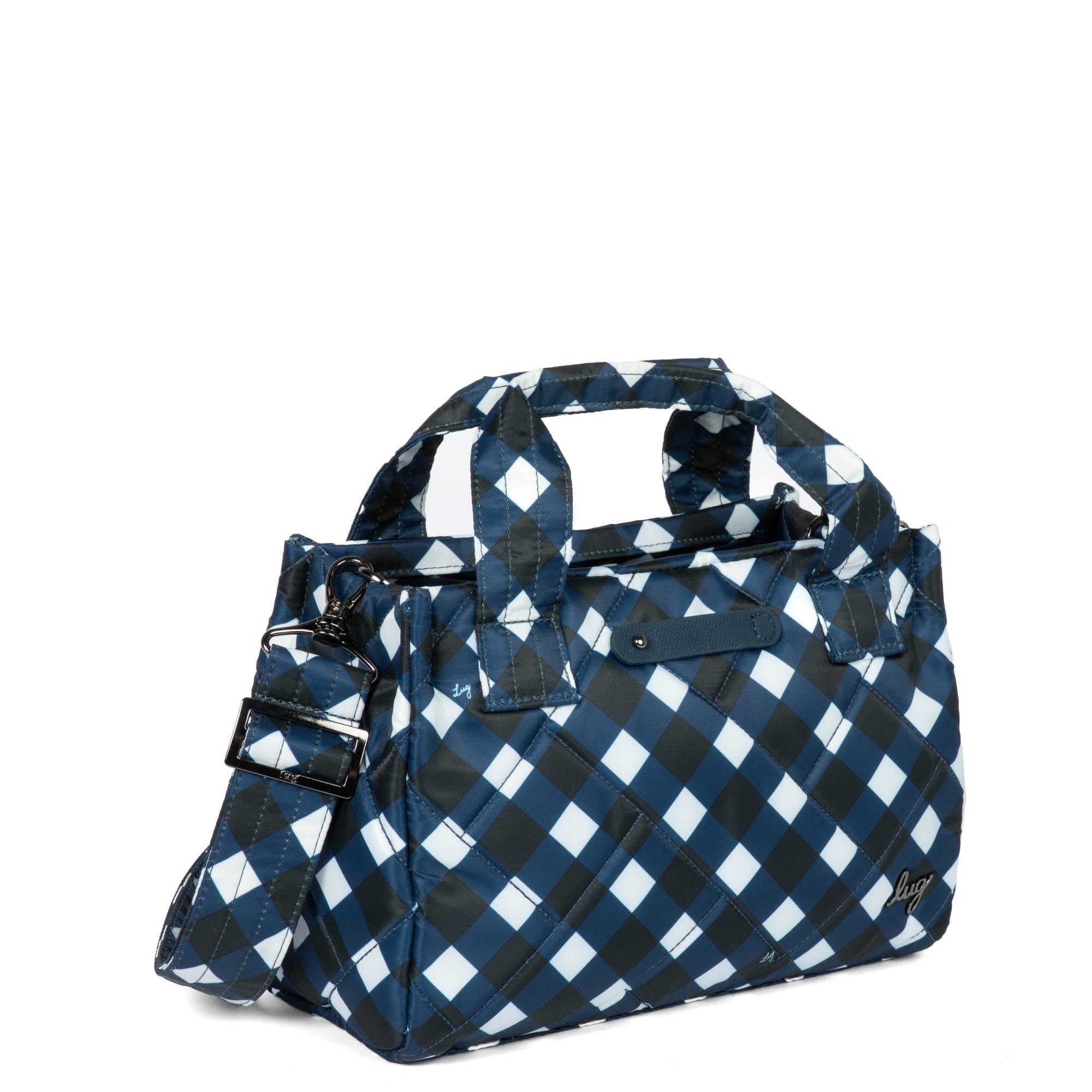 Jitterbug Crossbody Bag - GINGHAM NAVY - Jitterbug_GinghamNavy_02_kc6om7