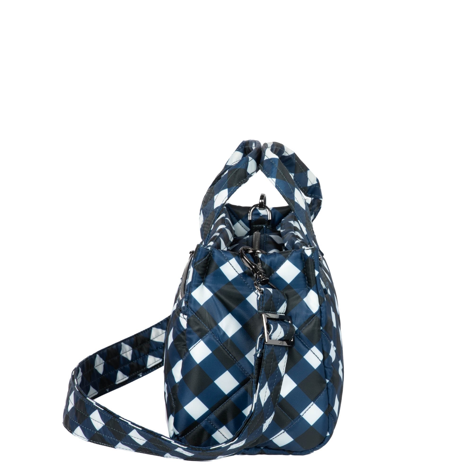 Jitterbug Crossbody Bag - GINGHAM NAVY - Jitterbug_GinghamNavy_03