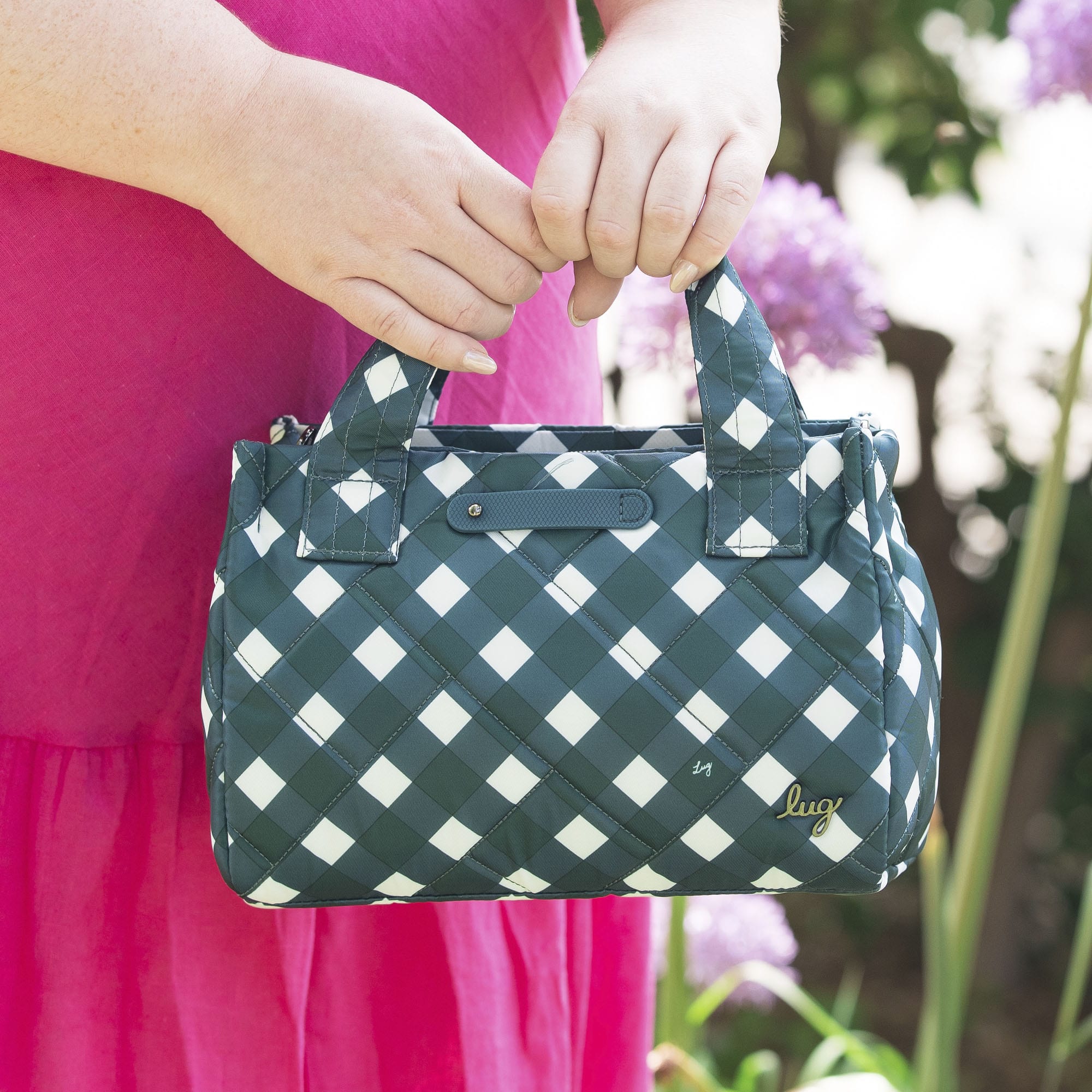 Jitterbug Crossbody Bag - GINGHAM EVERGREEN - Jitterbug_Lifestyle_03_01b4ee87-e286-4d78-8597-f5387a85eecf