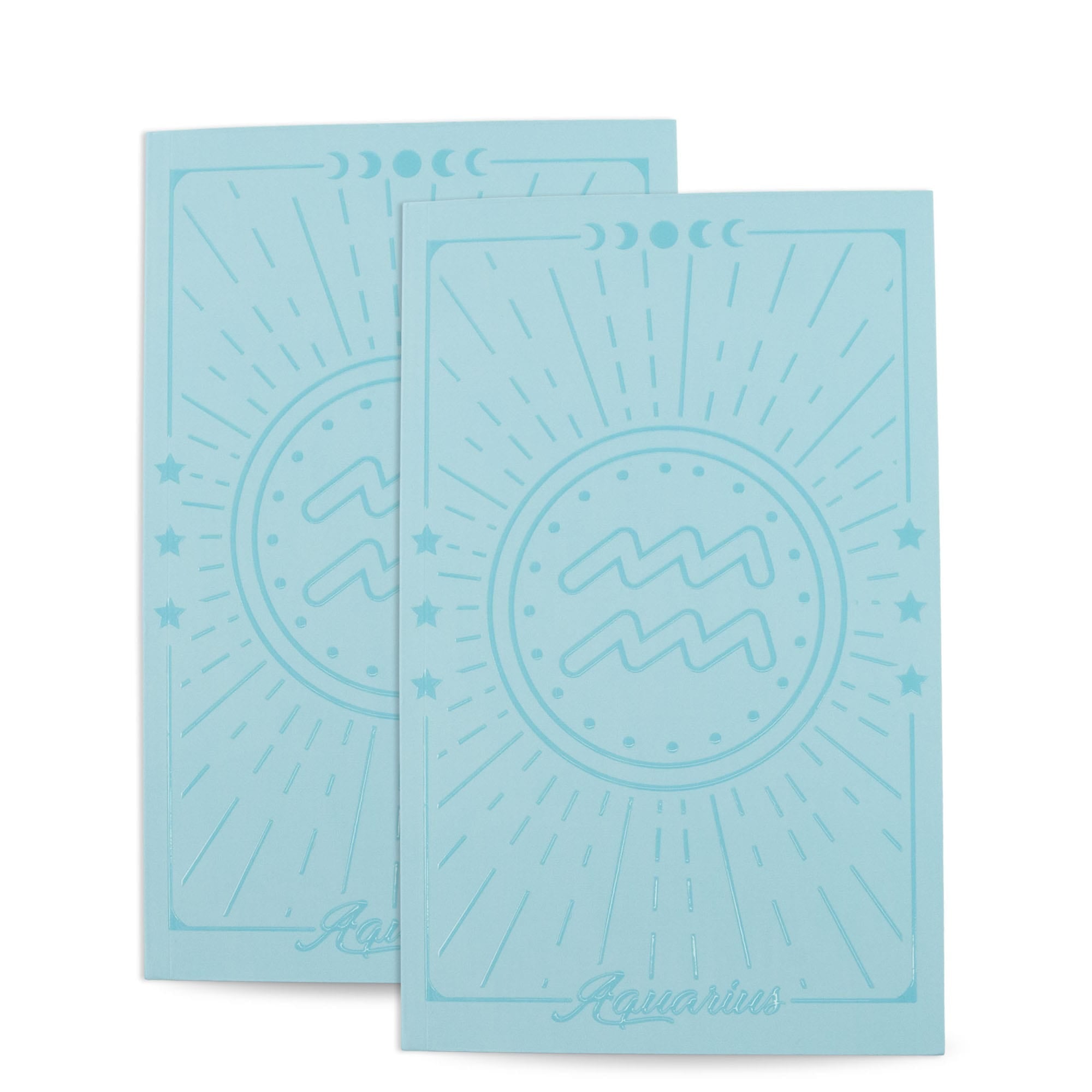 Jotter Notebook 2pk - Zodiac Collection - AQUARIUS - Jotter_Notebook_Aquarius_01