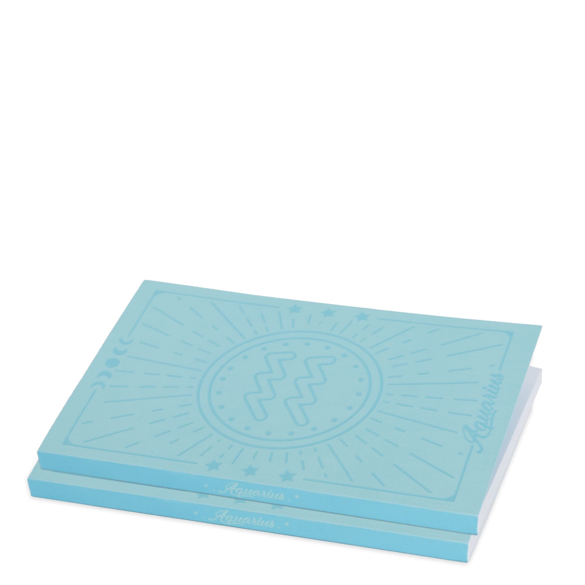 Jotter Notebook 2pk - Zodiac Collection - AQUARIUS - Jotter_Notebook_Aquarius_02