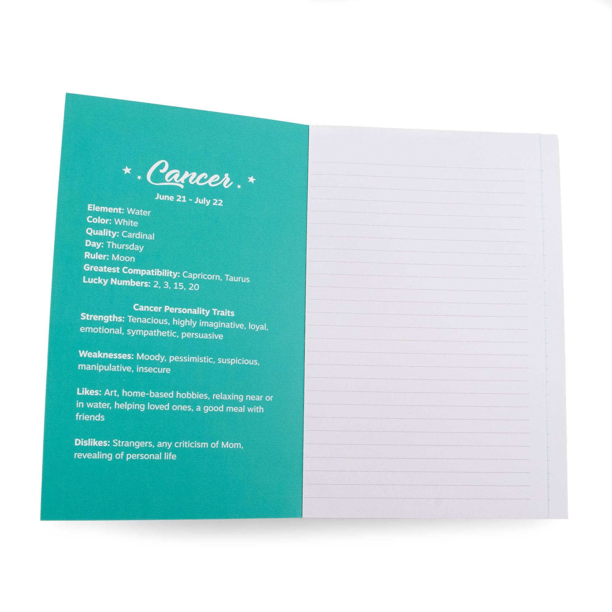Jotter Notebook 2pk - Zodiac Collection - CANCER - Jotter_Notebook_Cancer_04