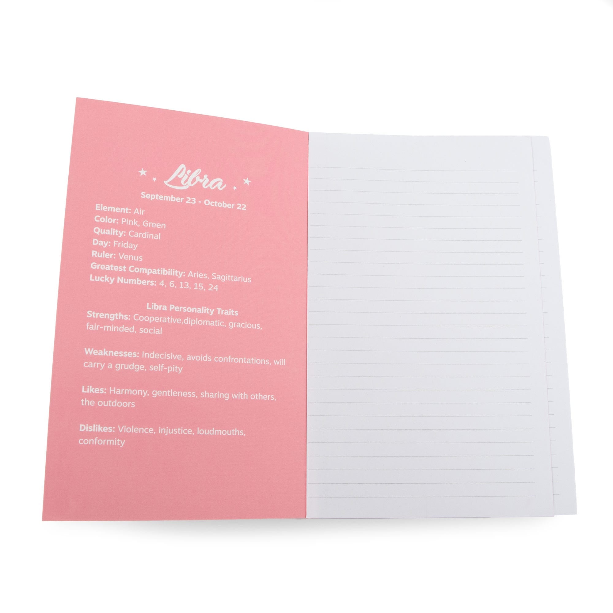 Jotter Notebook 2pk - Zodiac Collection - LIBRA - Jotter_Notebook_Libra_04