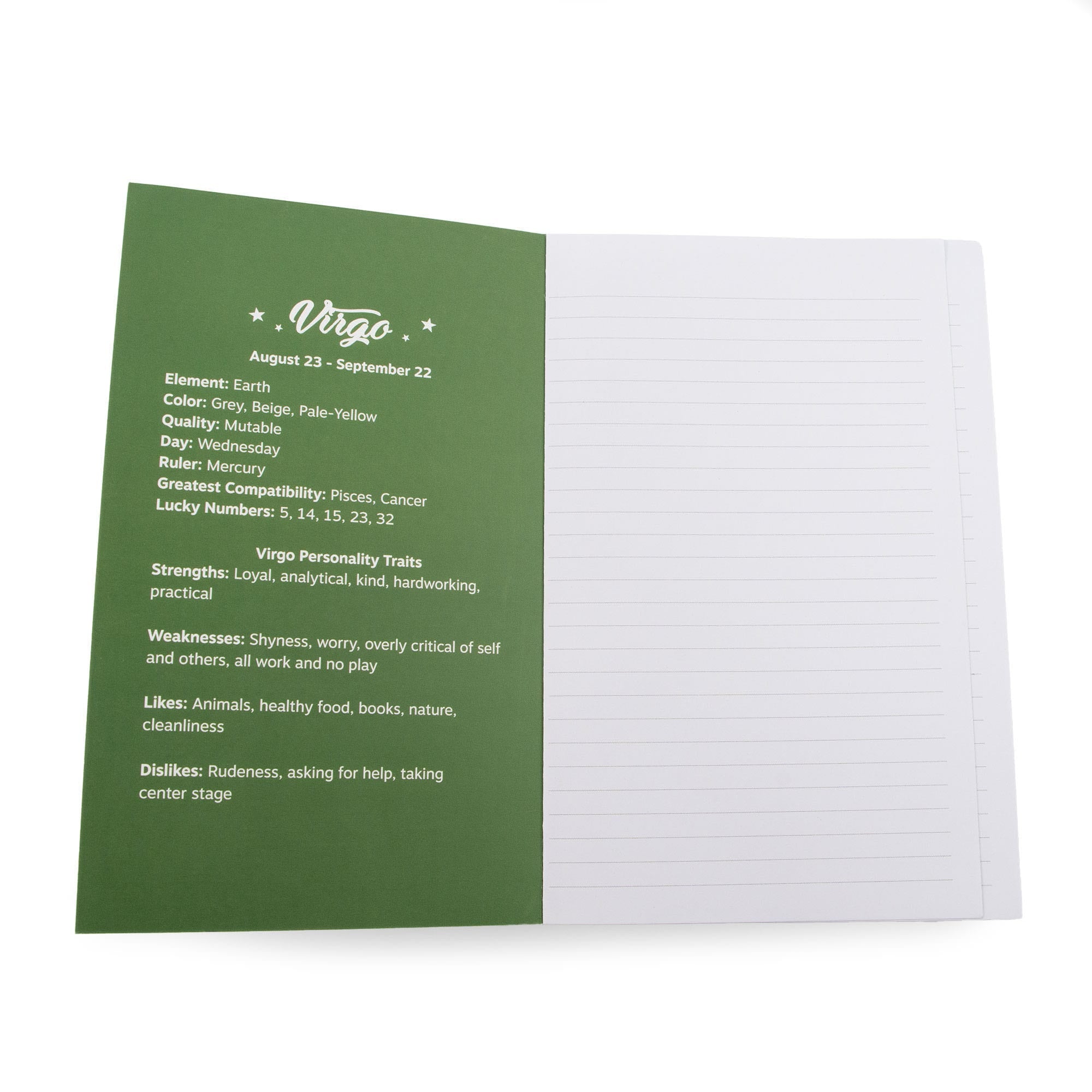 Jotter Notebook 2pk - Zodiac Collection - VIRGO - Jotter_Notebook_Virgo_04