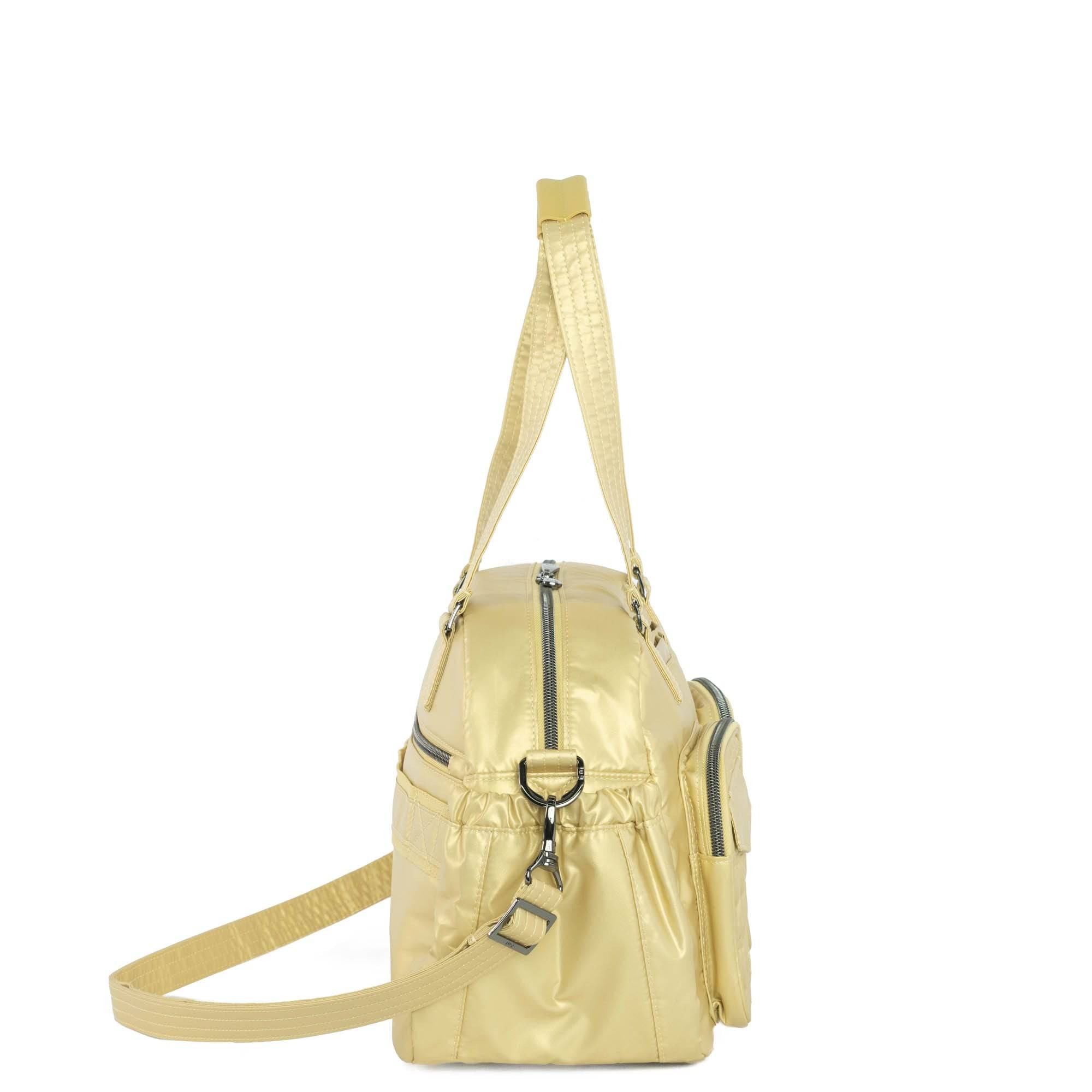 2wayショルダーバック　doplight berry+forest tile② PORTER FORK 2WAY TOTE Shoulder BAG Handbag L Olive Padlock